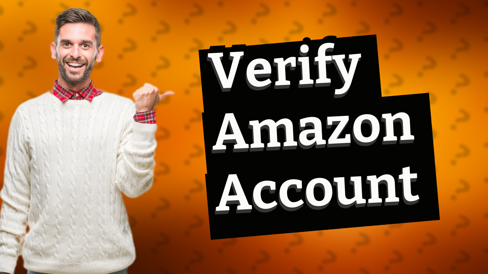 Verify Amazon Account