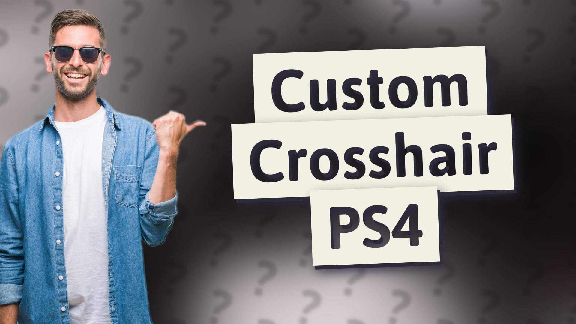 Custom Crosshair PS4