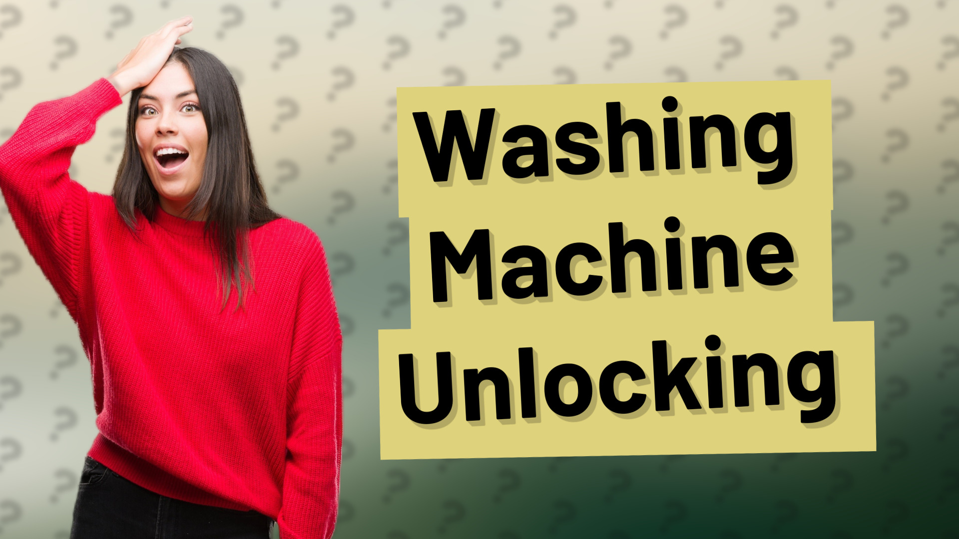Washing Machine Unlocking