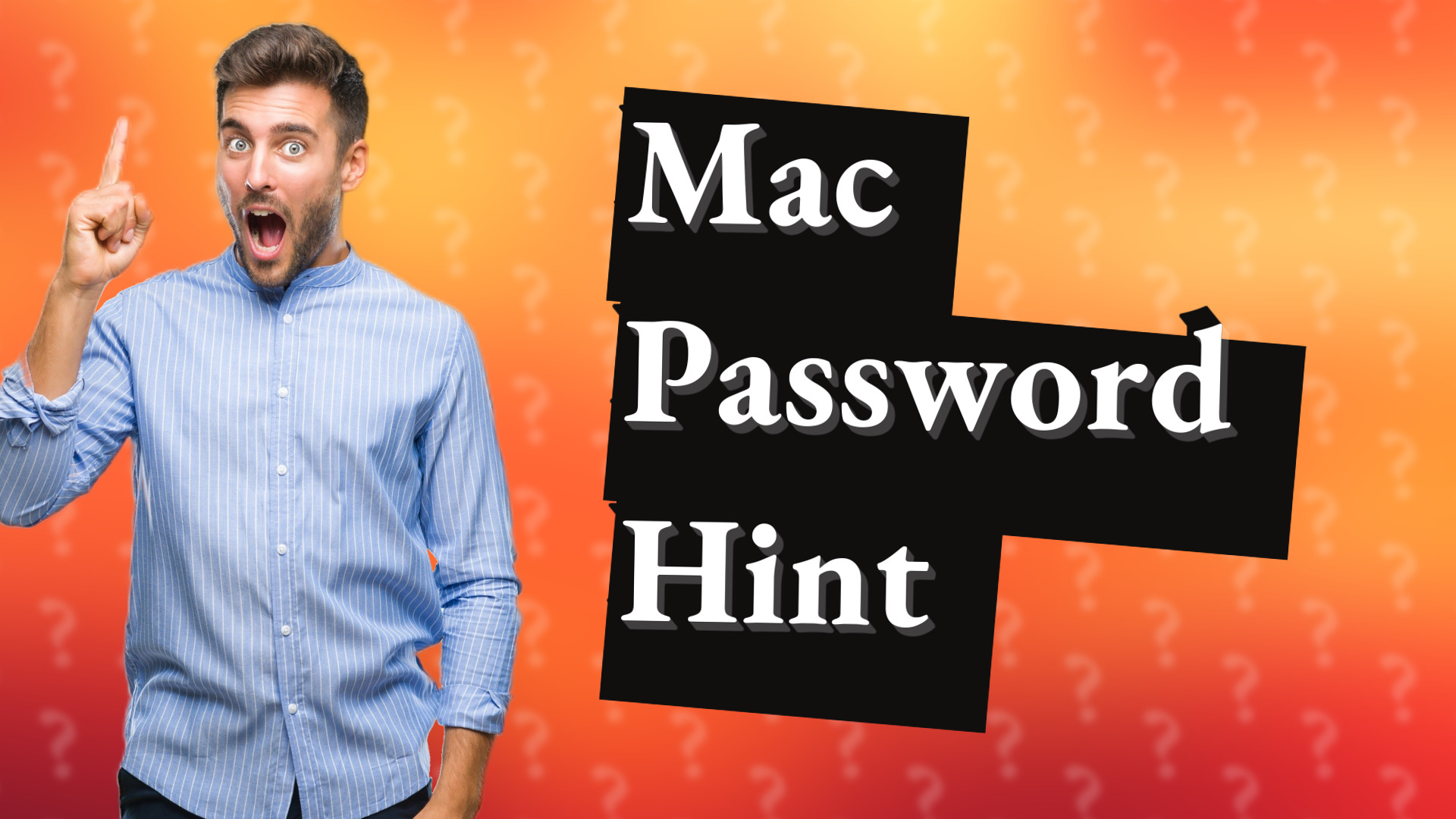 Mac Password Hint
