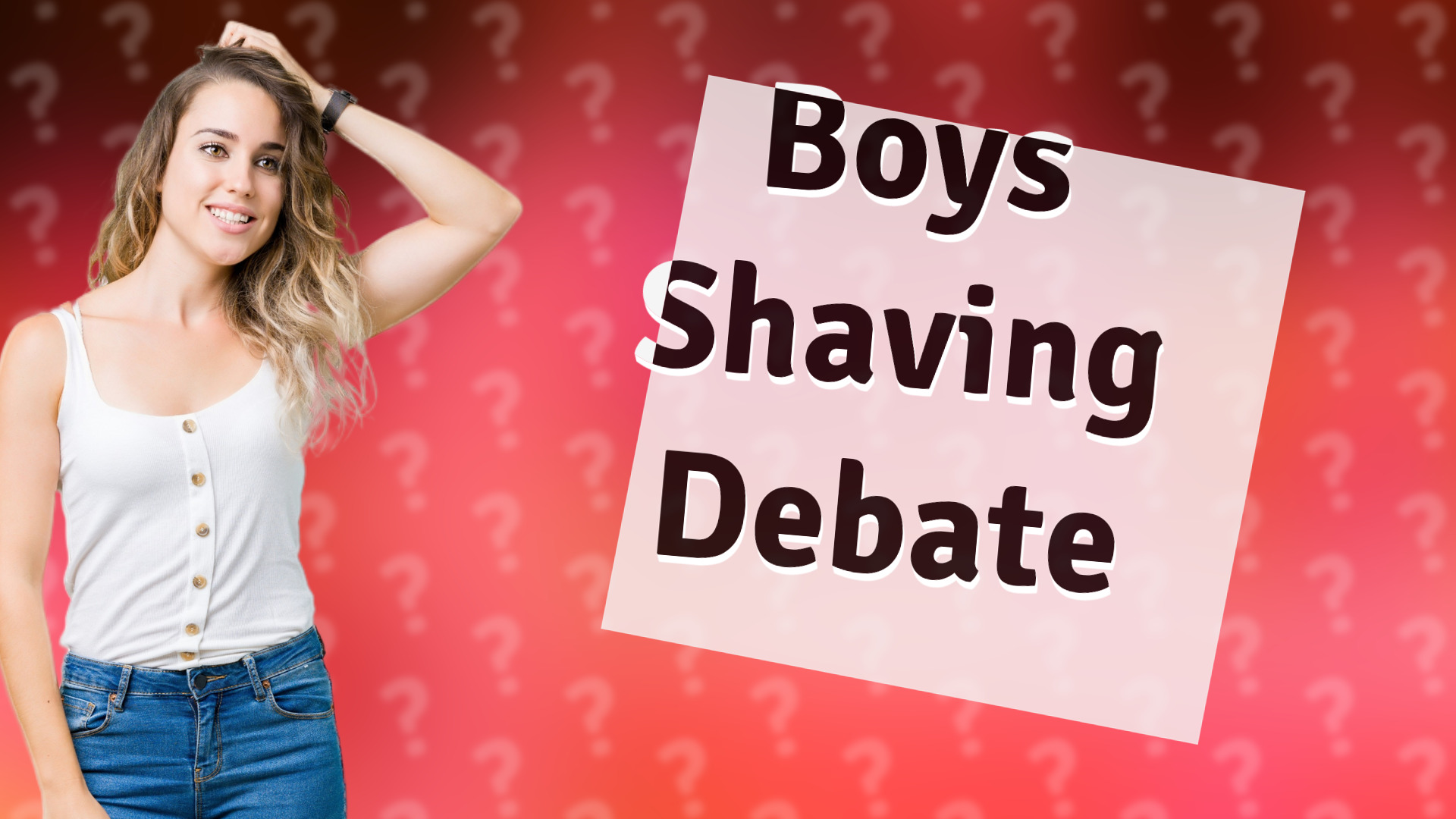 Boys Shaving Debate
