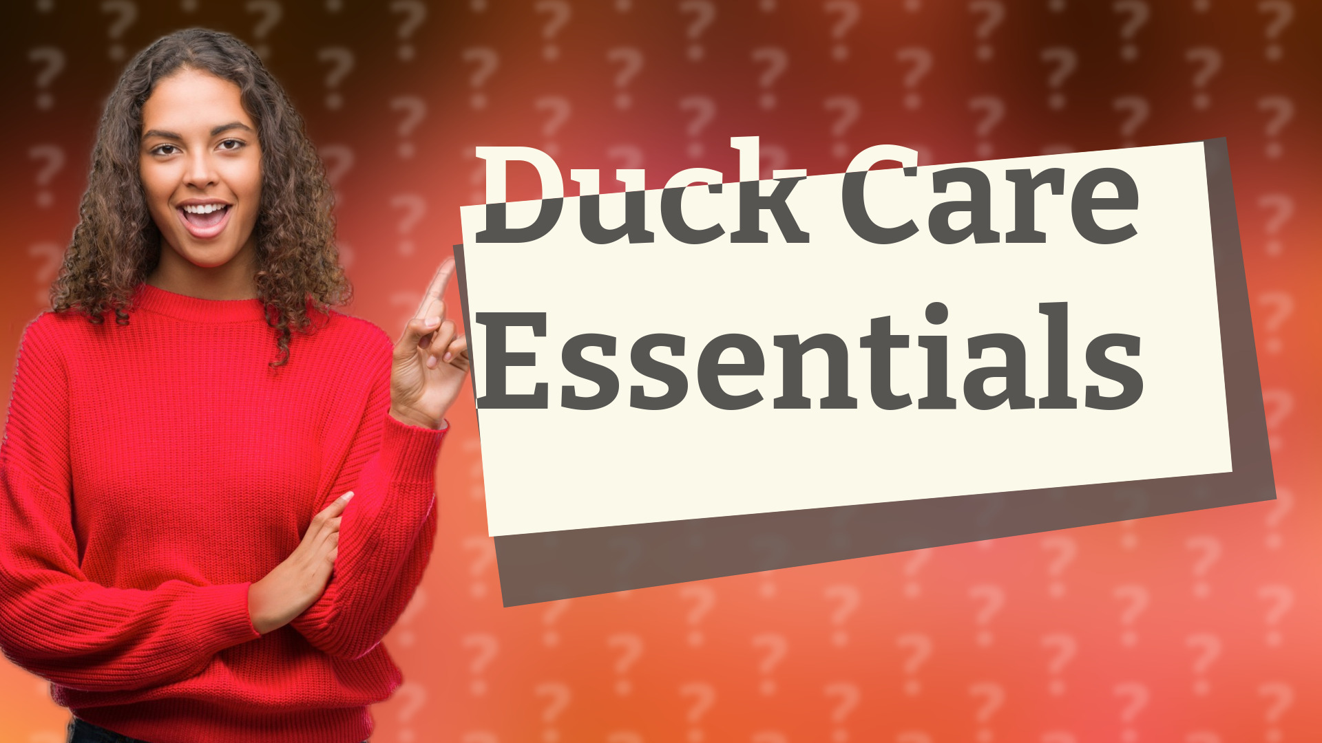 Duck Care Essentials