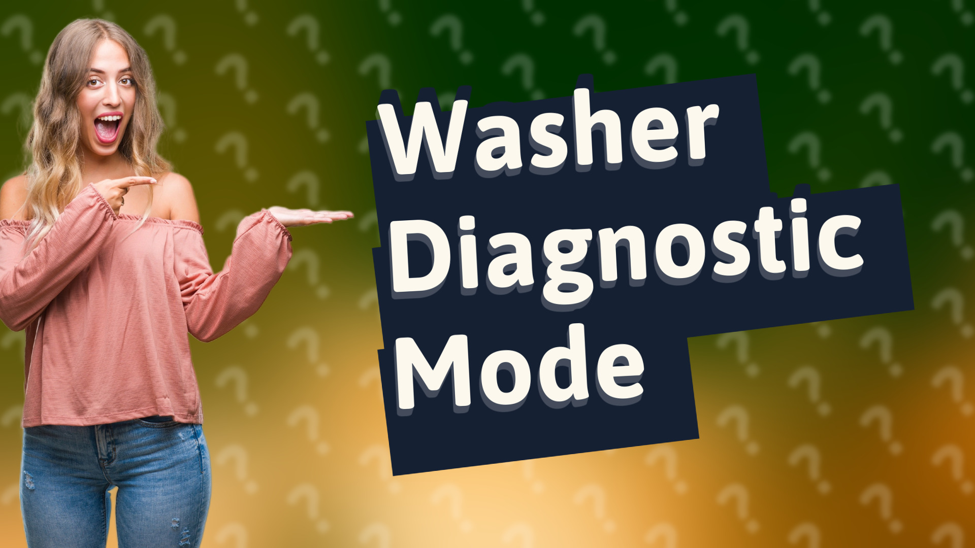 Washer Diagnostic Mode