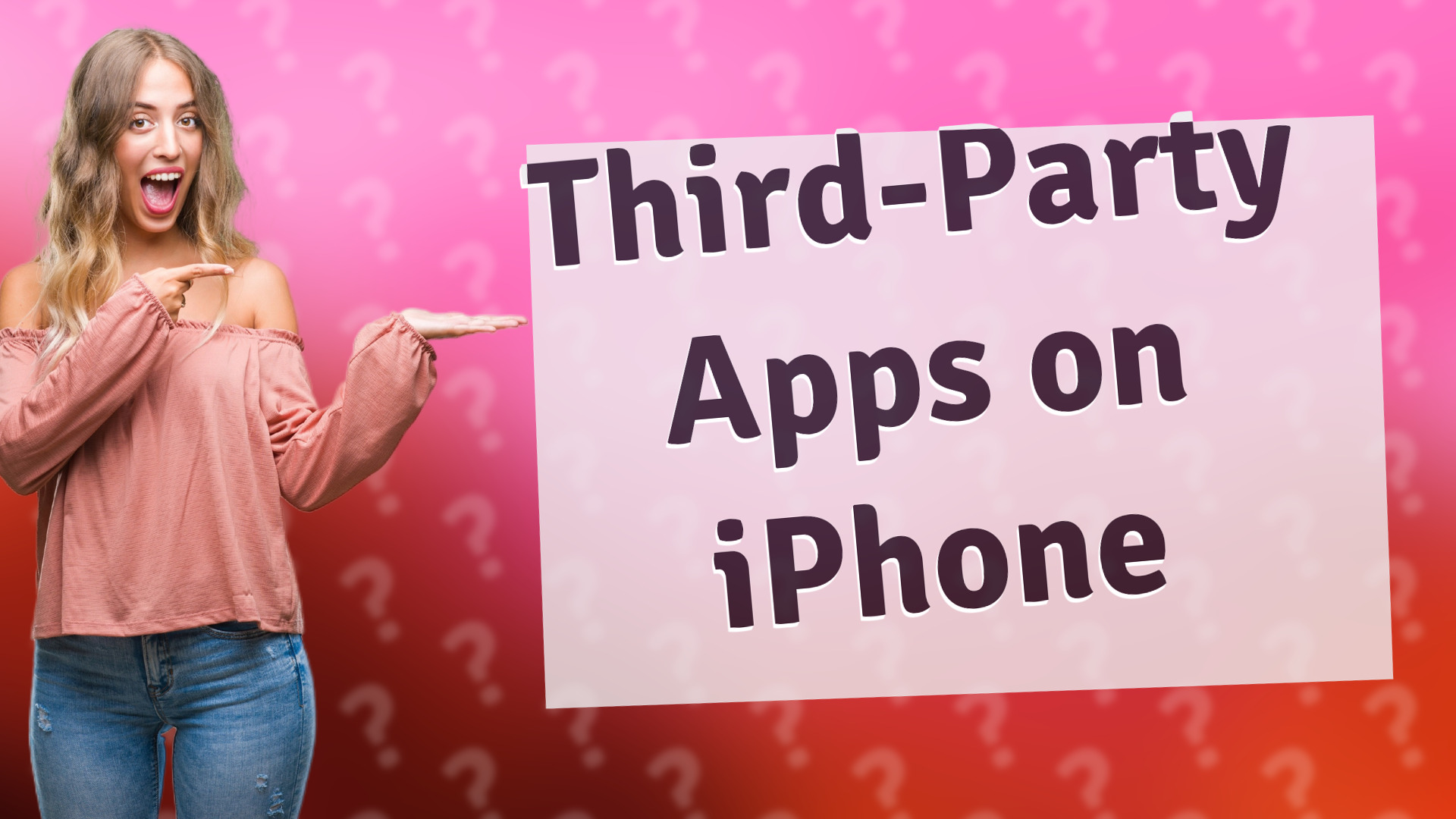 Third-Party Apps on iPhone