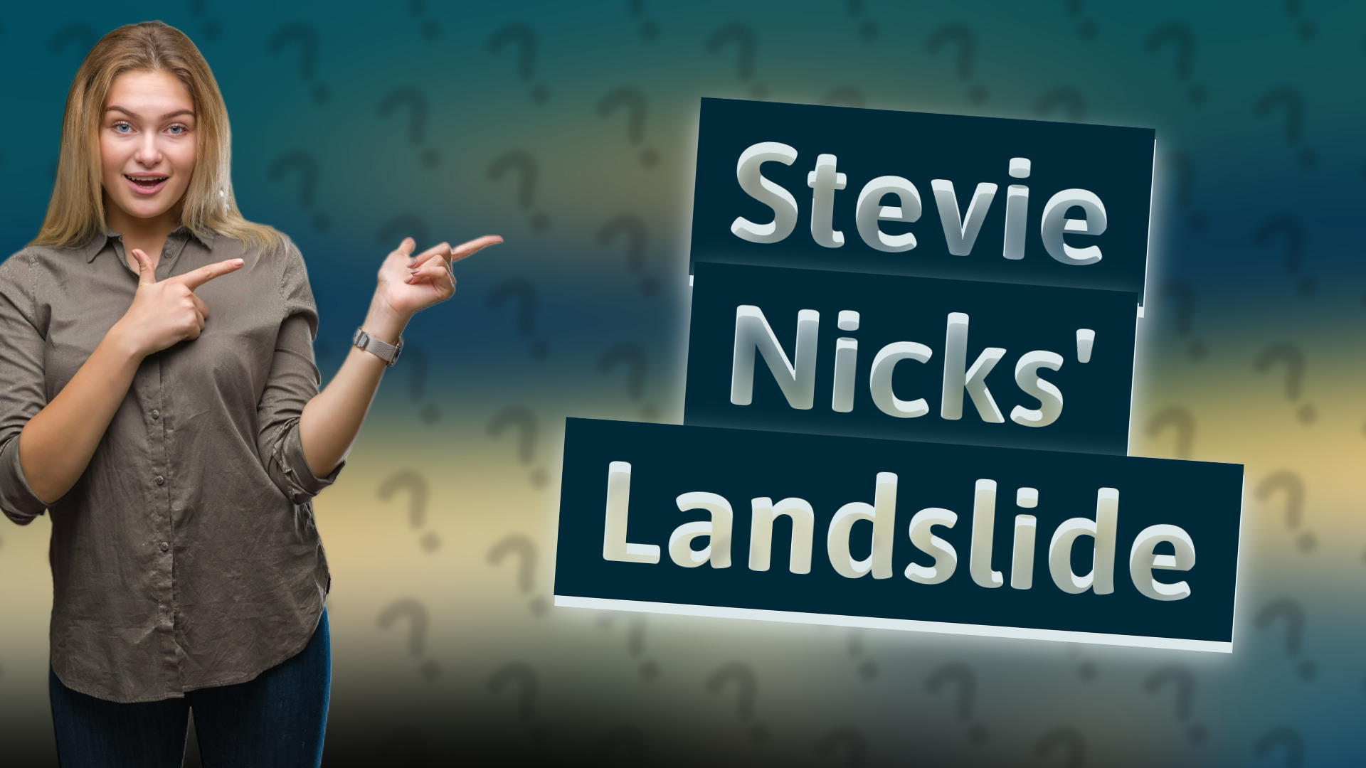 Stevie Nicks' Landslide