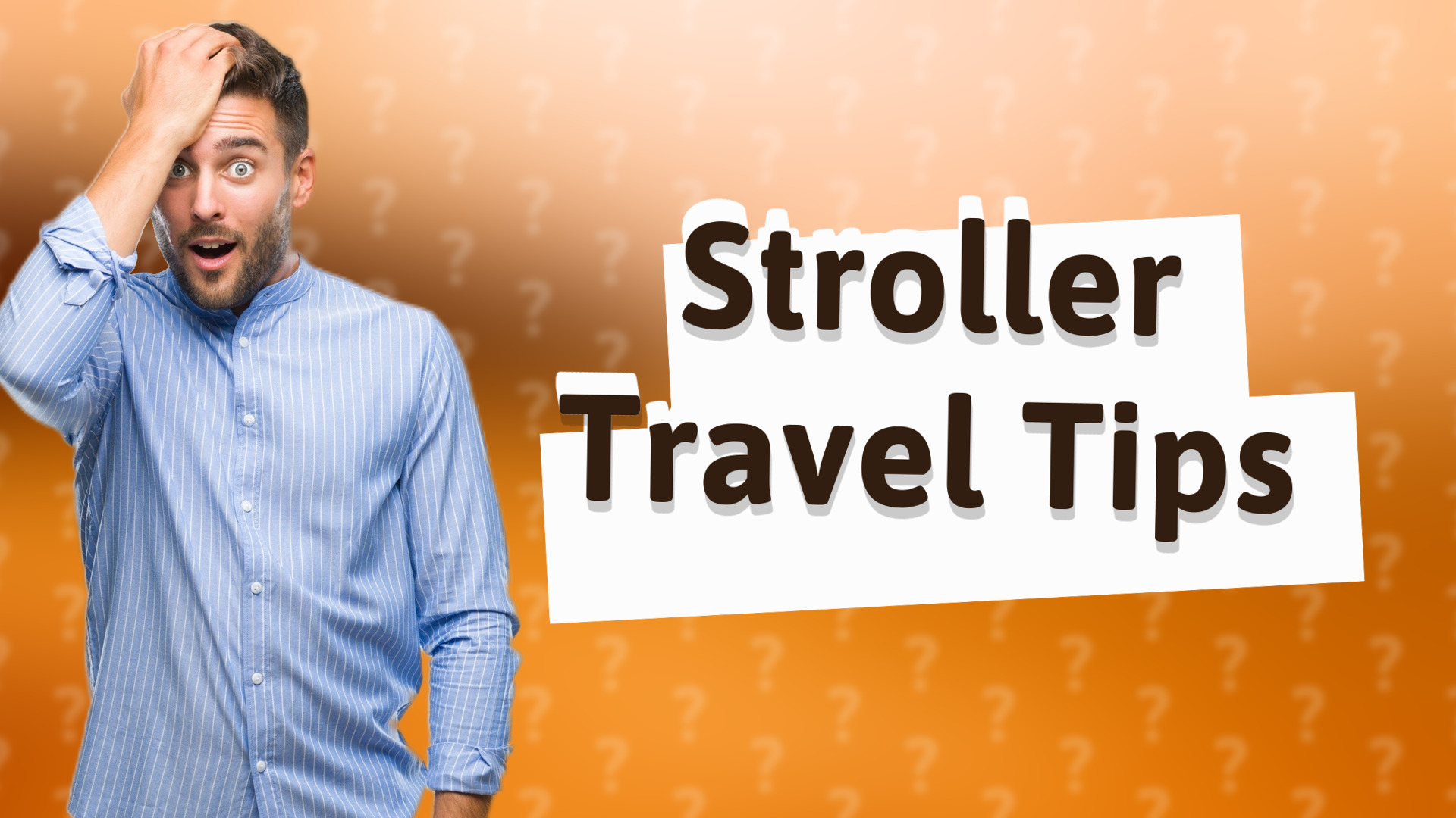 Stroller Travel Tips