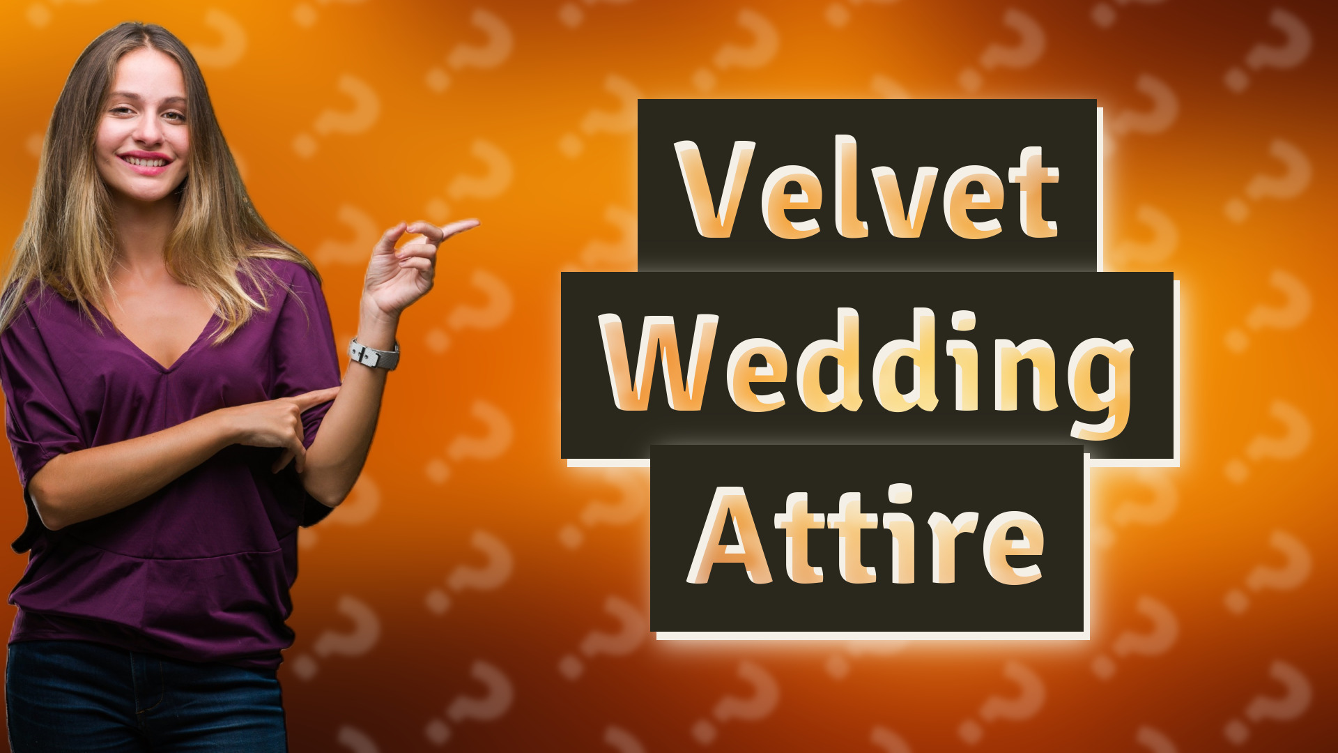 Velvet Wedding Attire