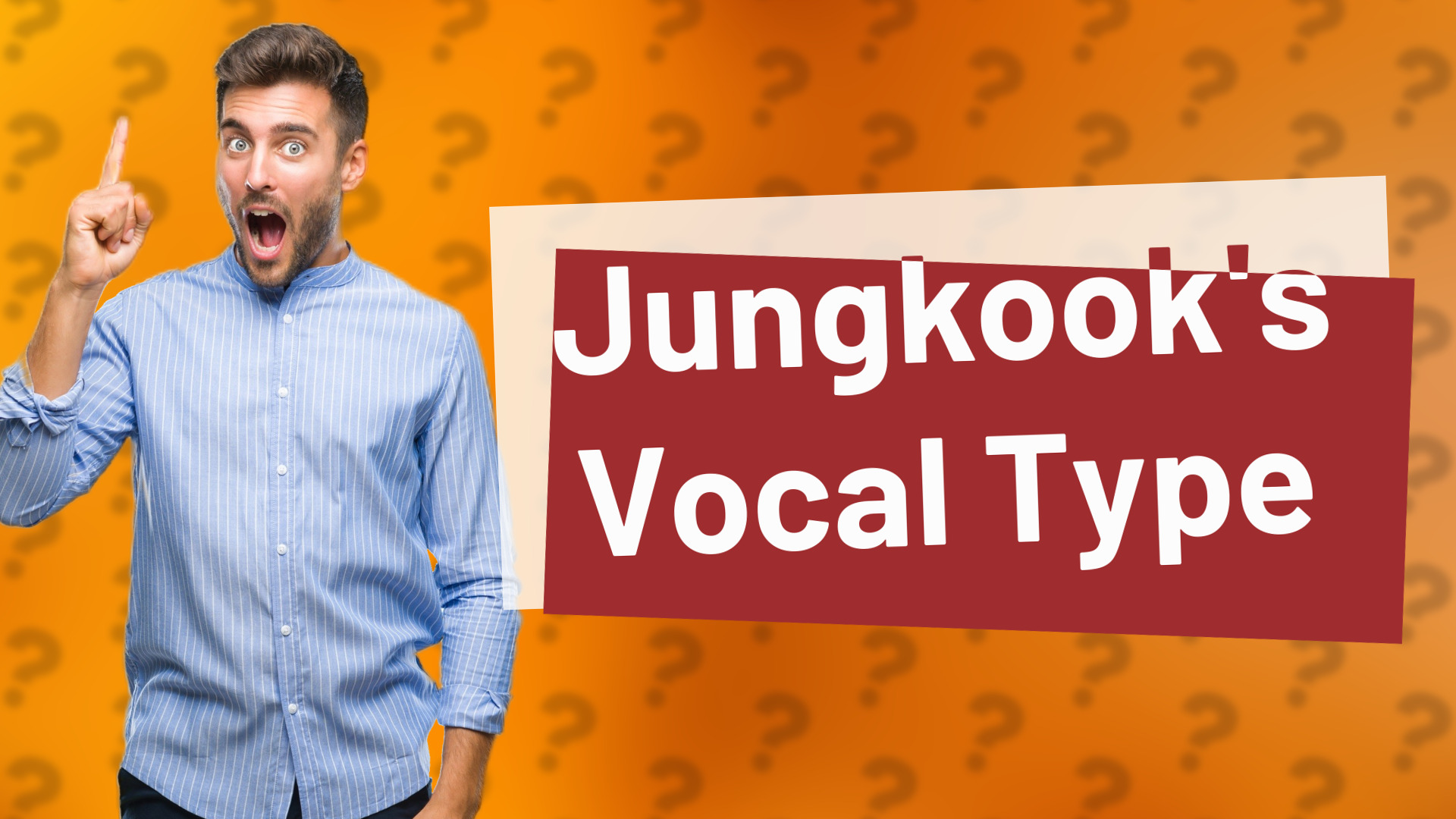 Jungkook's Vocal Type