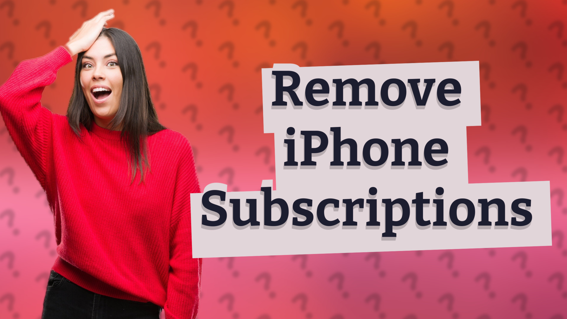 Remove iPhone Subscriptions