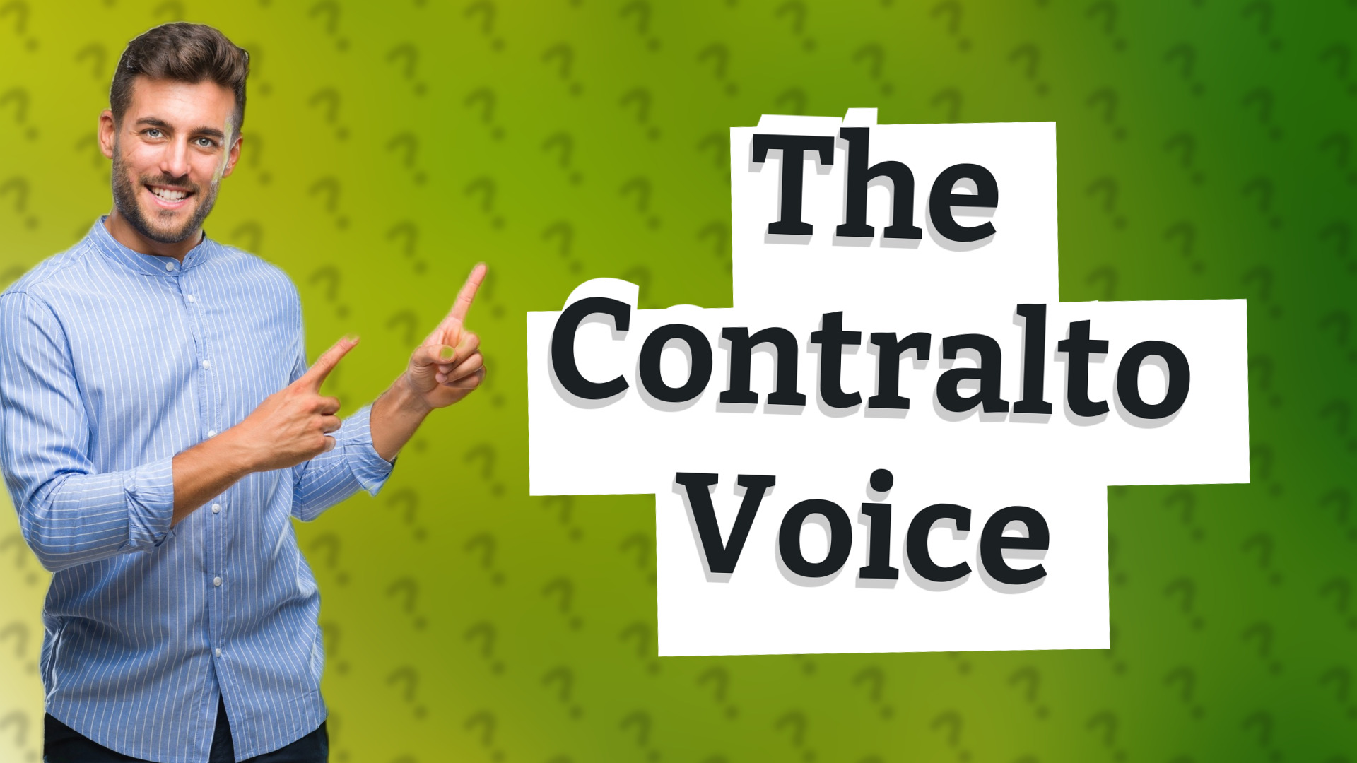 The Contralto Voice