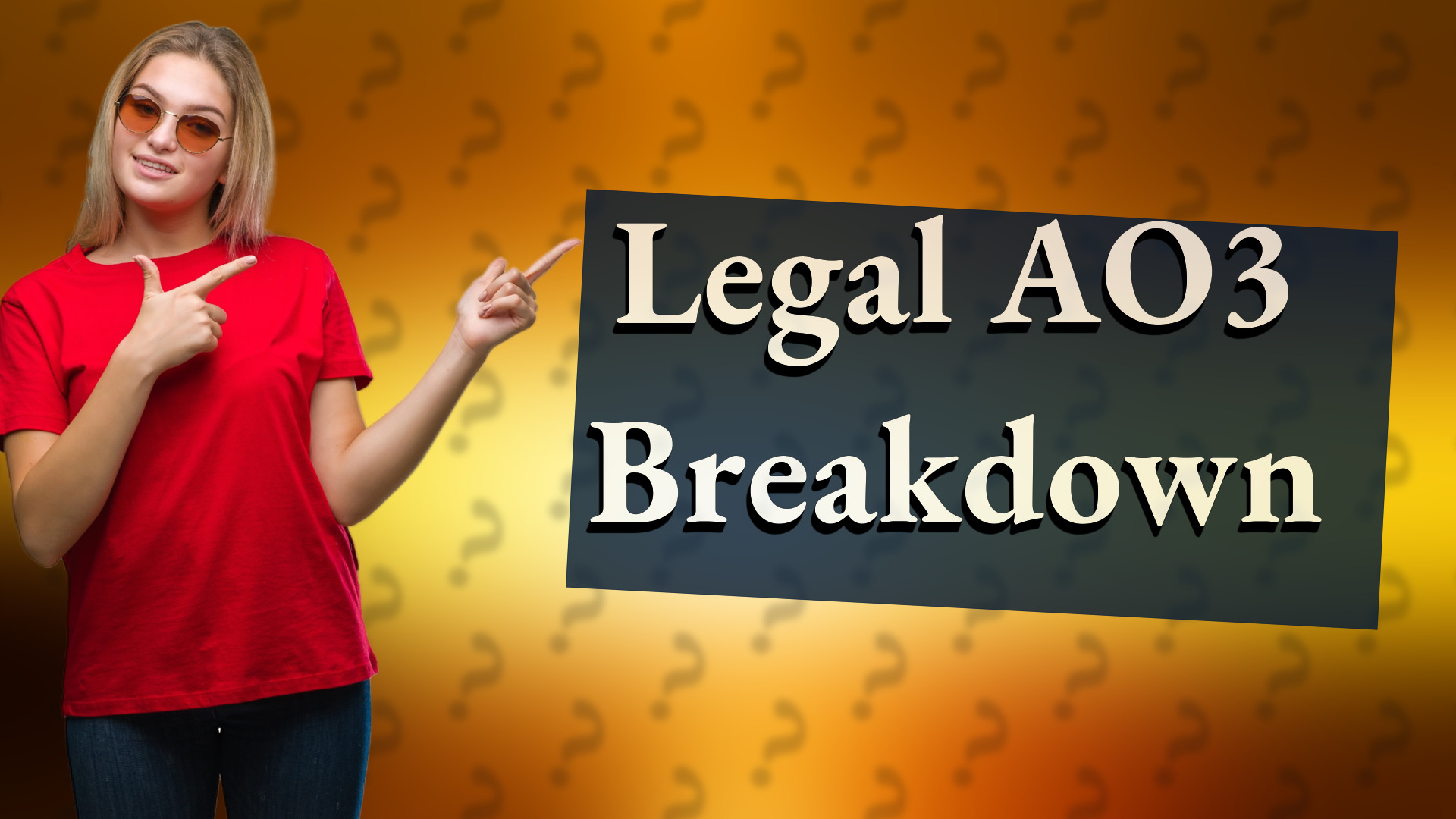 Legal AO3 Breakdown