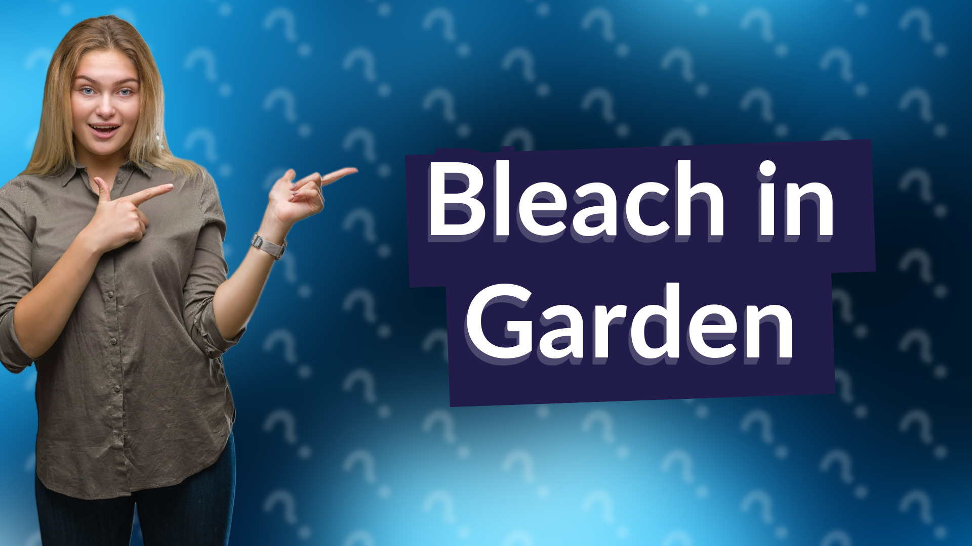 Bleach in Garden