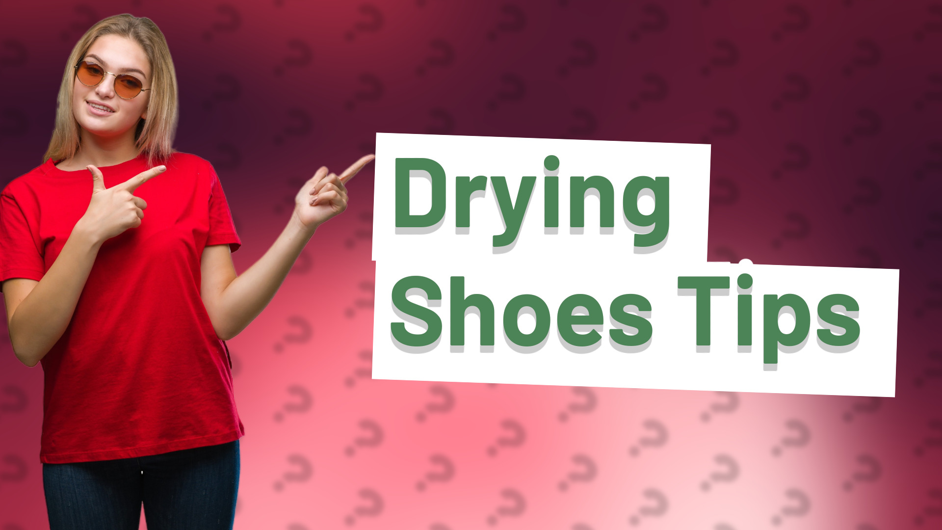 Drying Shoes Tips