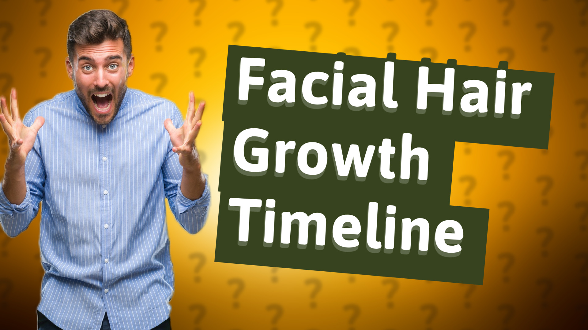 Facial Hair Growth Timeline