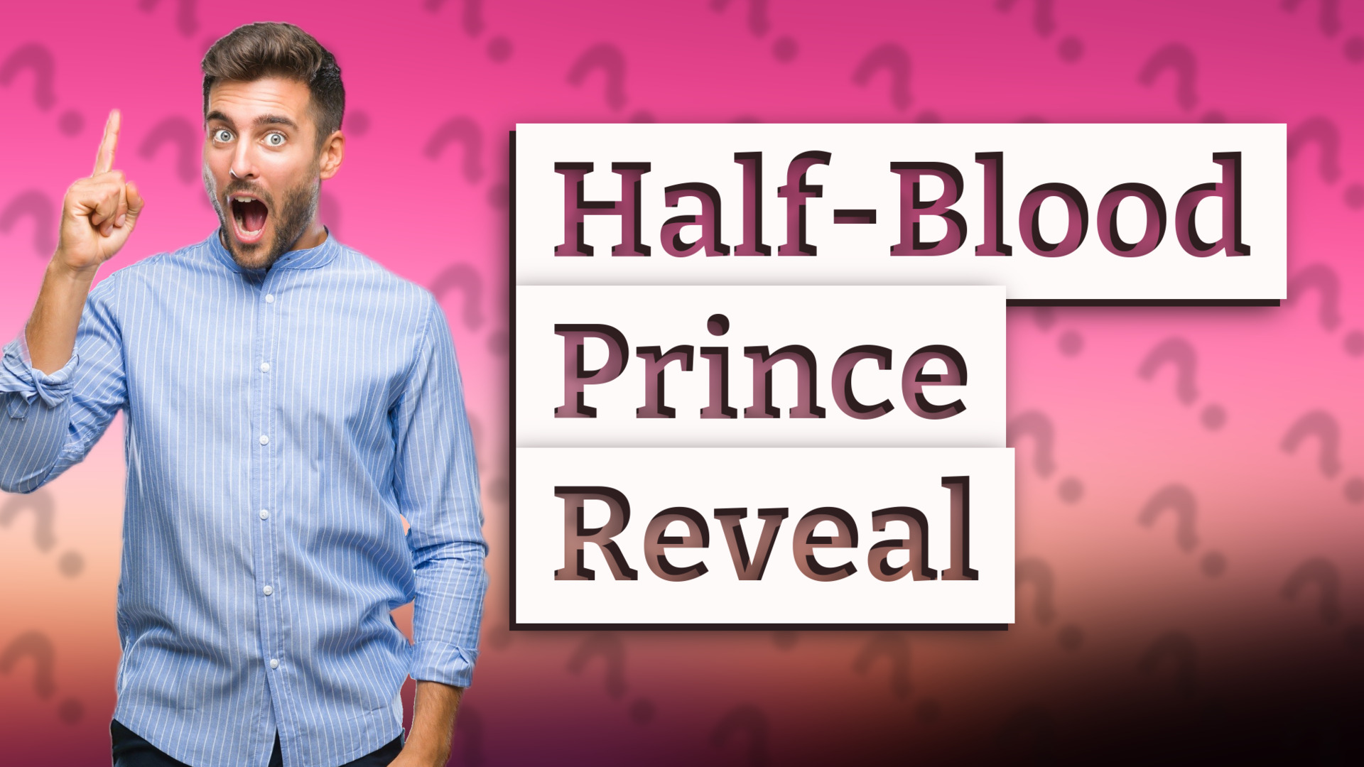 Half-Blood Prince Reveal