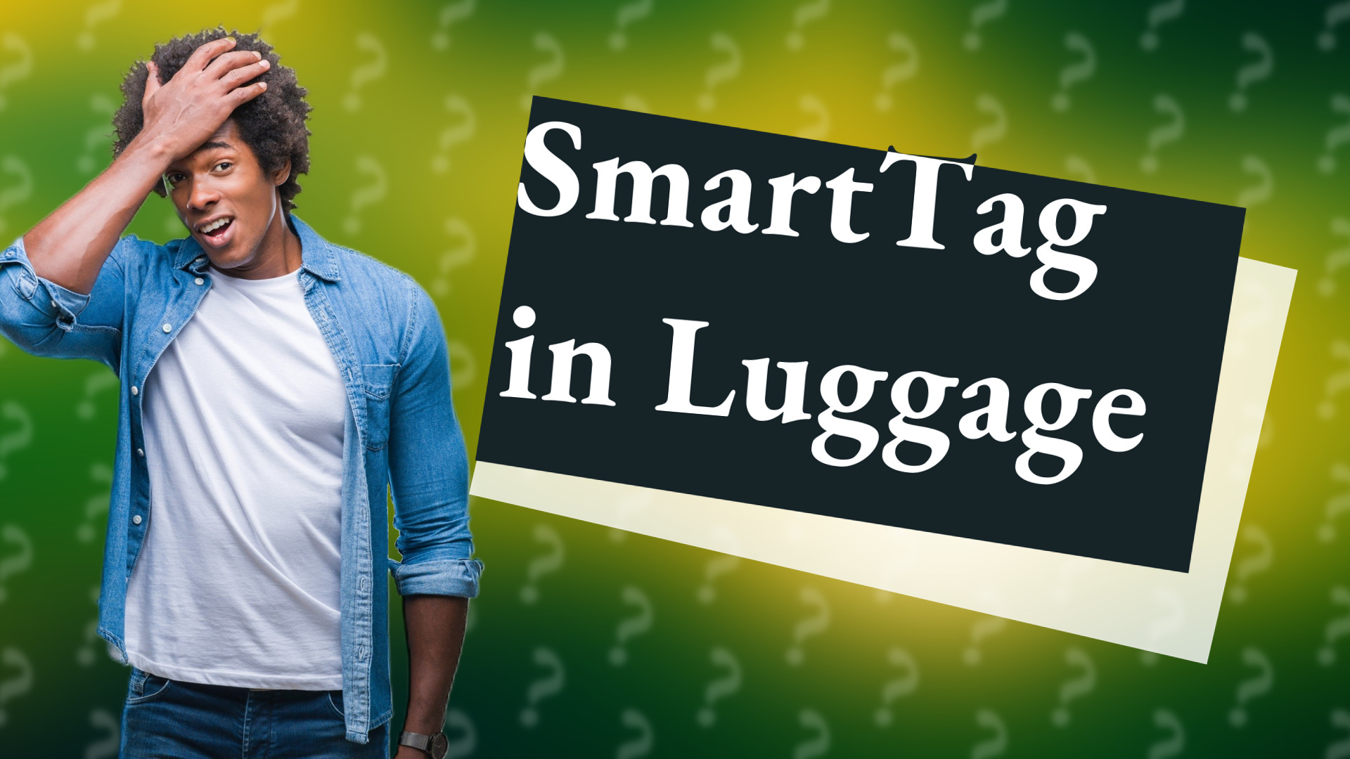 SmartTag in Luggage