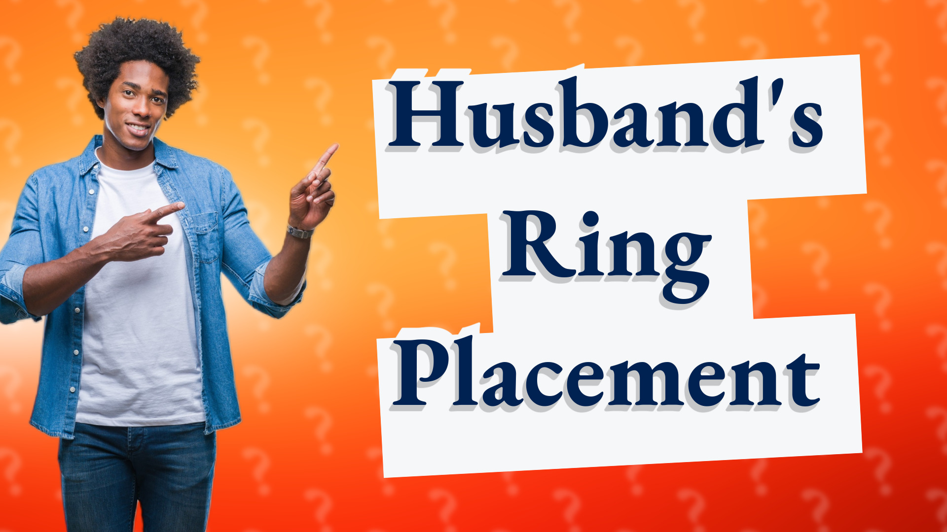 Husband's Ring Placement