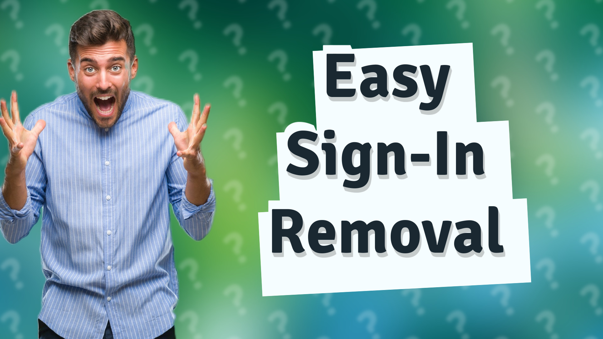 Easy Sign-In Removal