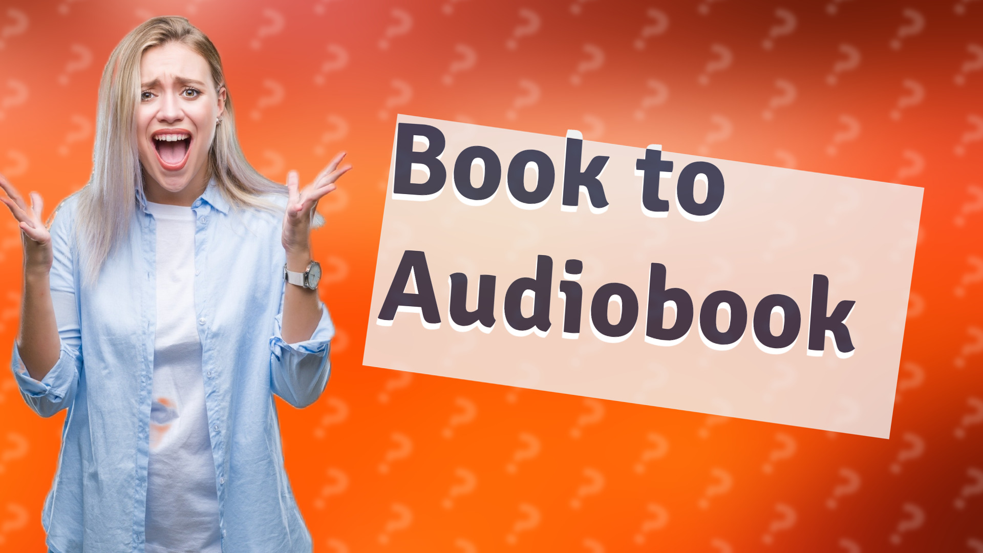 Book to Audiobook