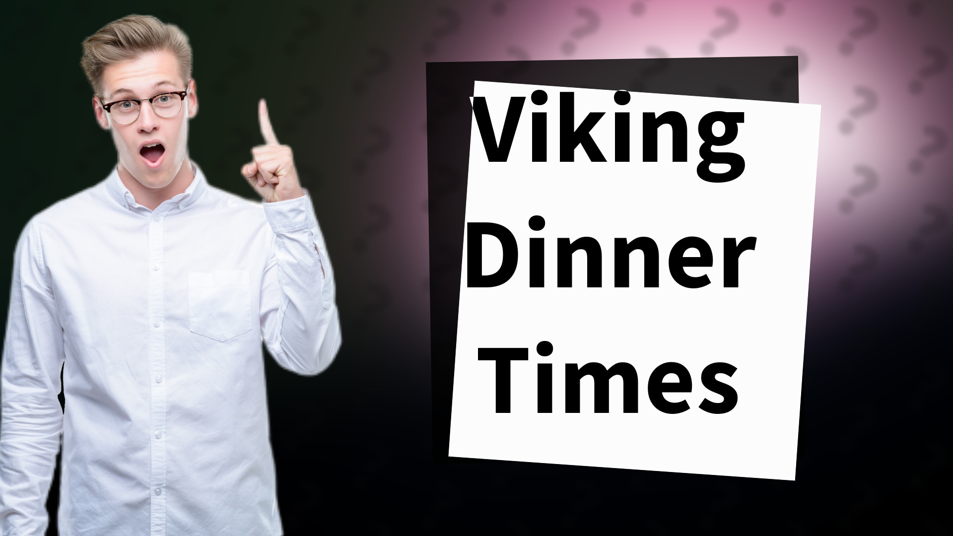 Viking Dinner Times