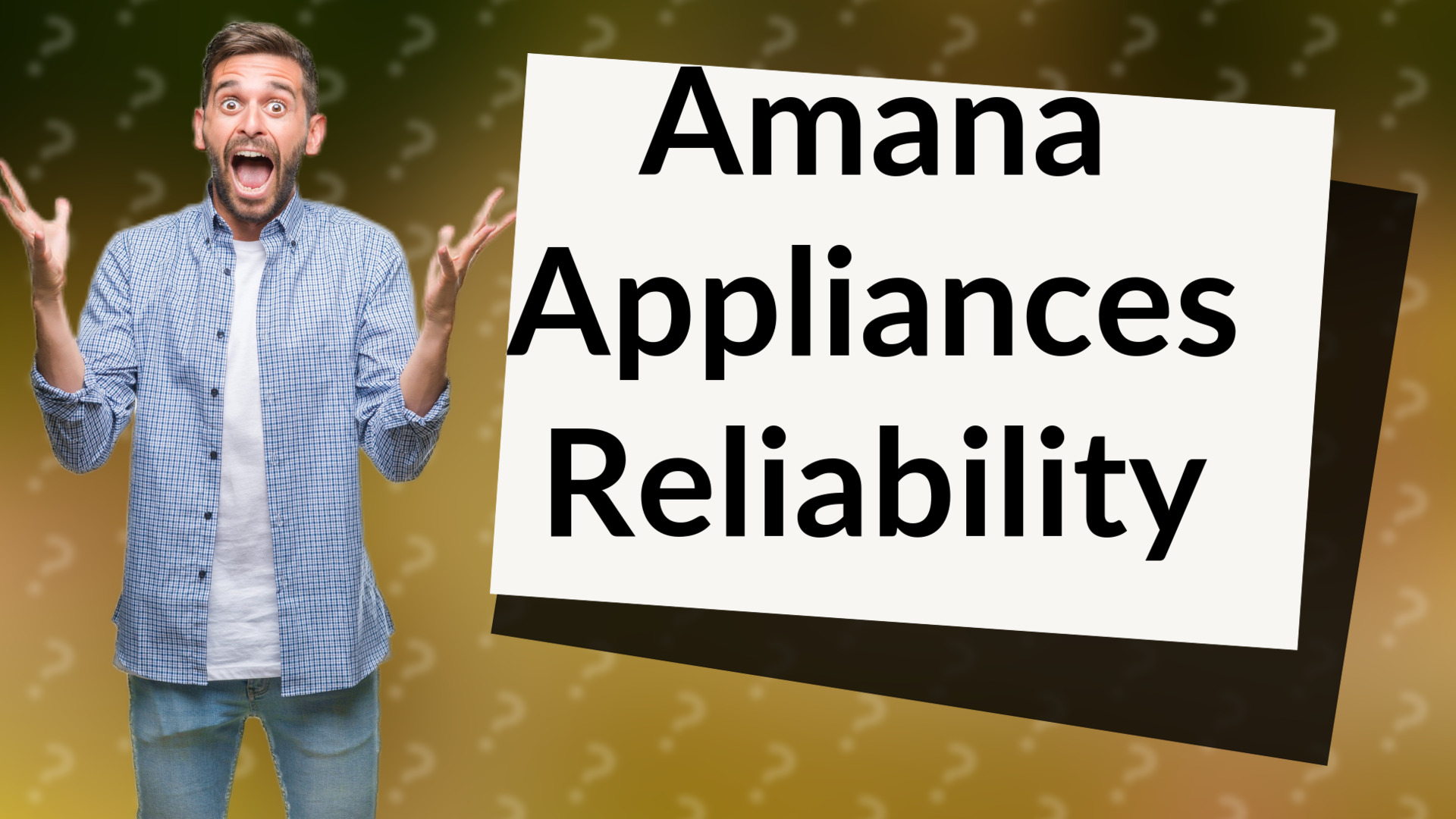 Amana Appliances Reliability