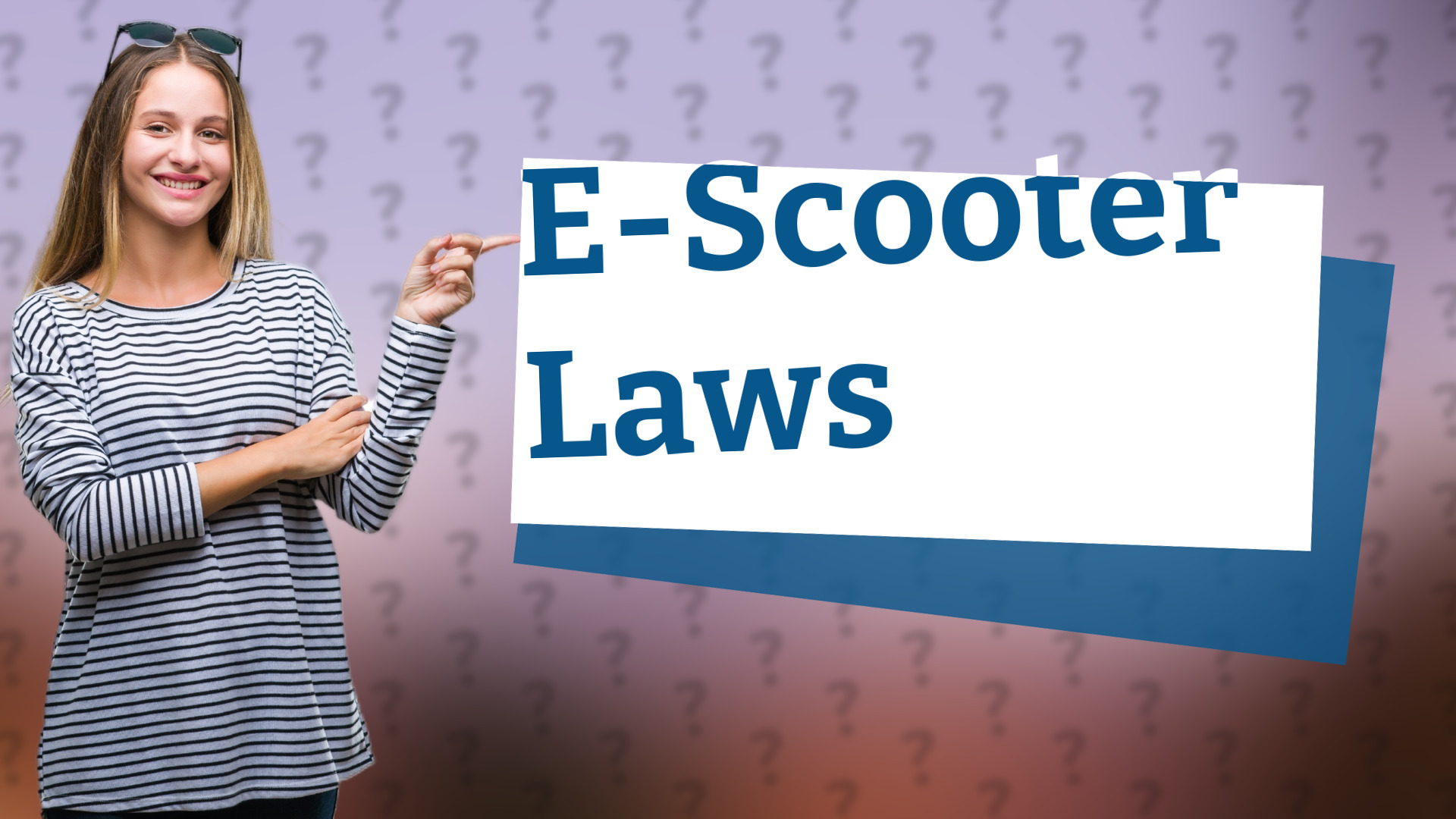 E-Scooter Laws