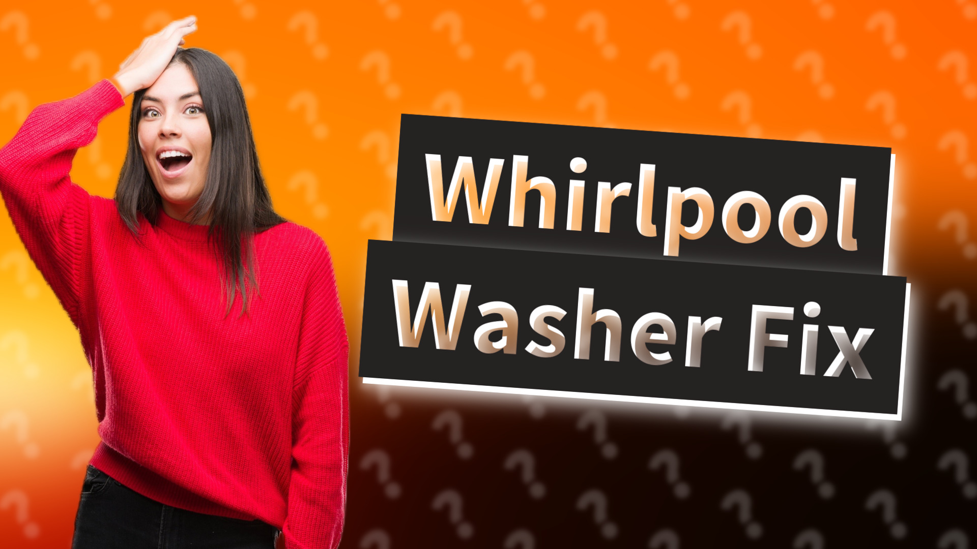 Whirlpool Washer Fix