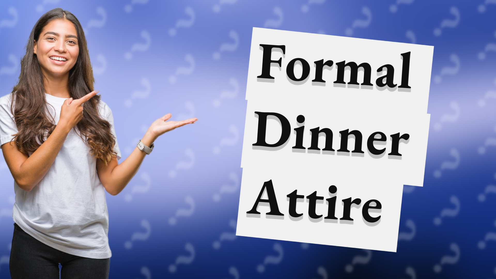 Formal Dinner Attire