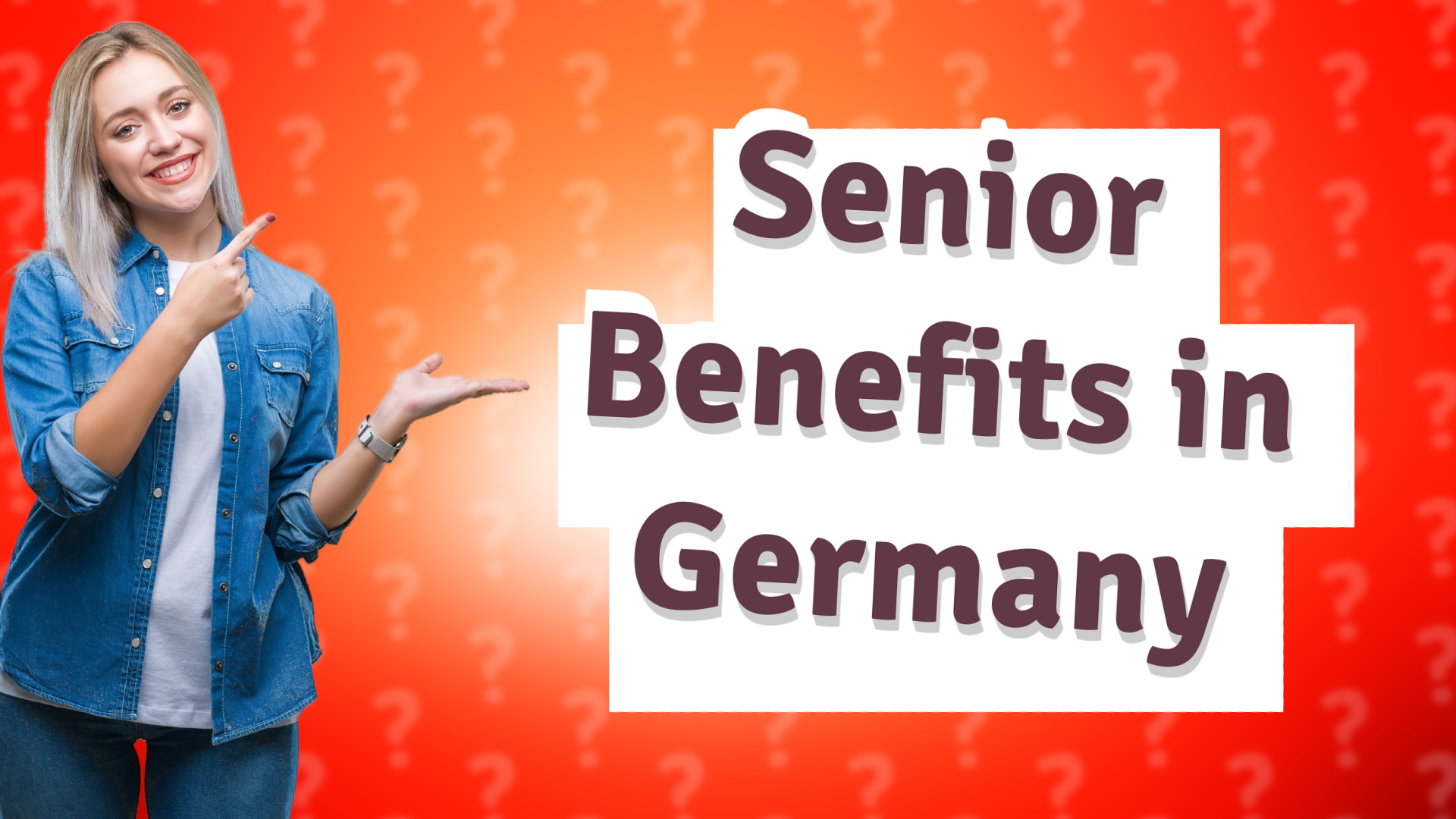 Senior Benefits in Germany