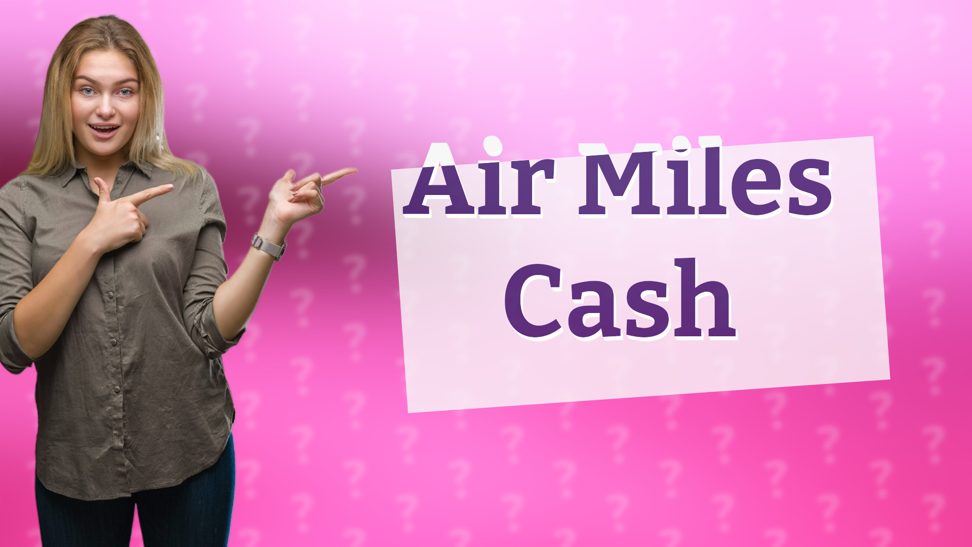 Air Miles Cash
