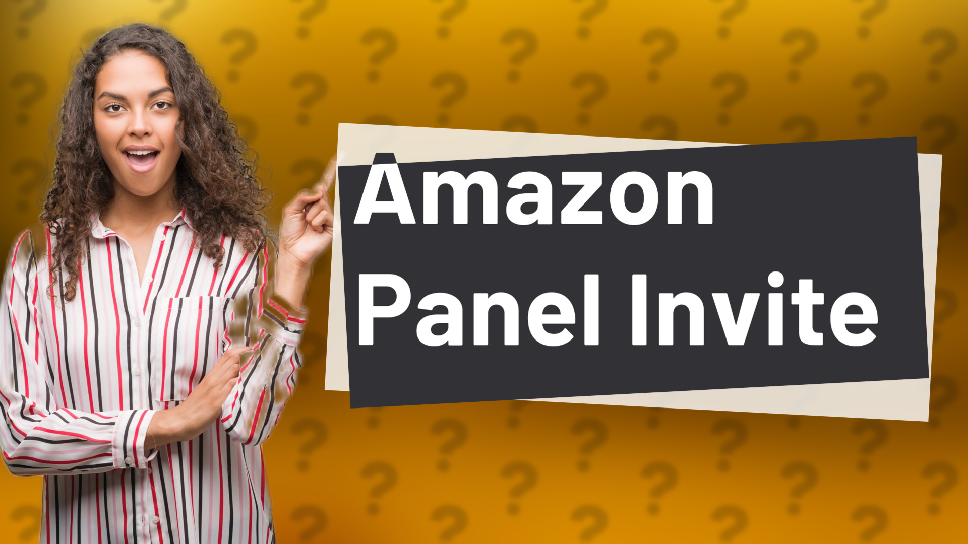 Amazon Panel Invite