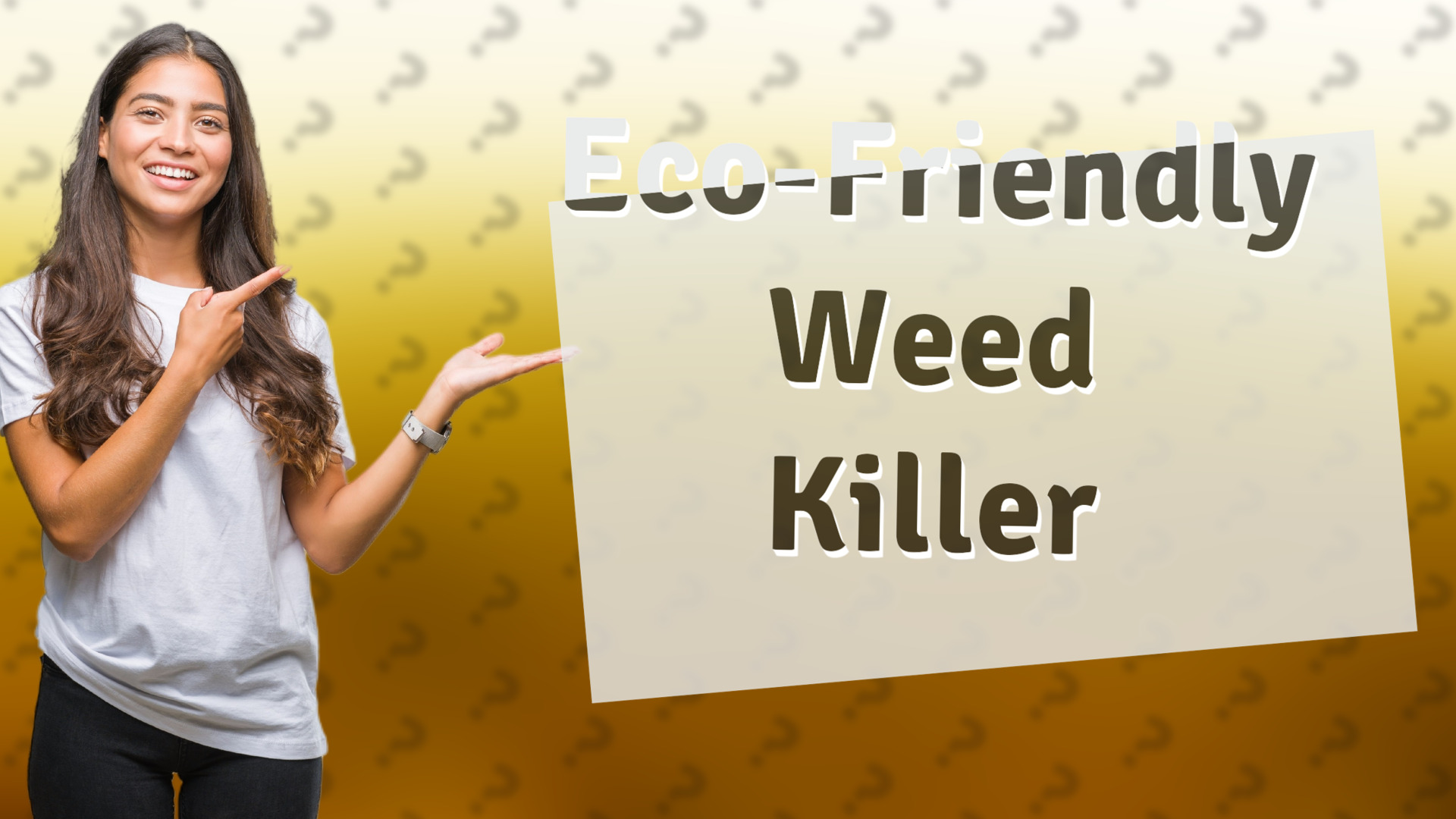 Eco-Friendly Weed Killer
