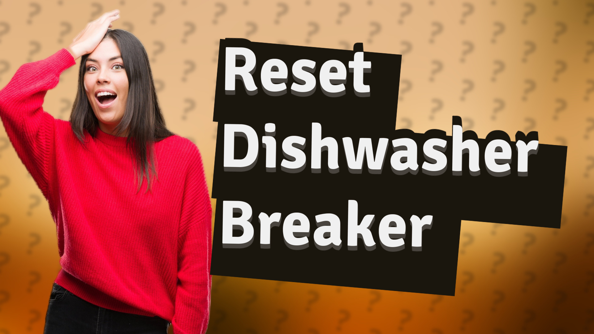 Reset Dishwasher Breaker