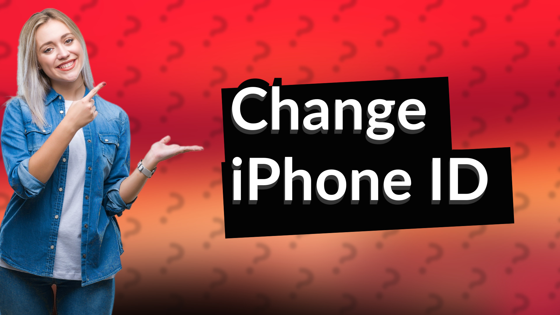 Change iPhone ID