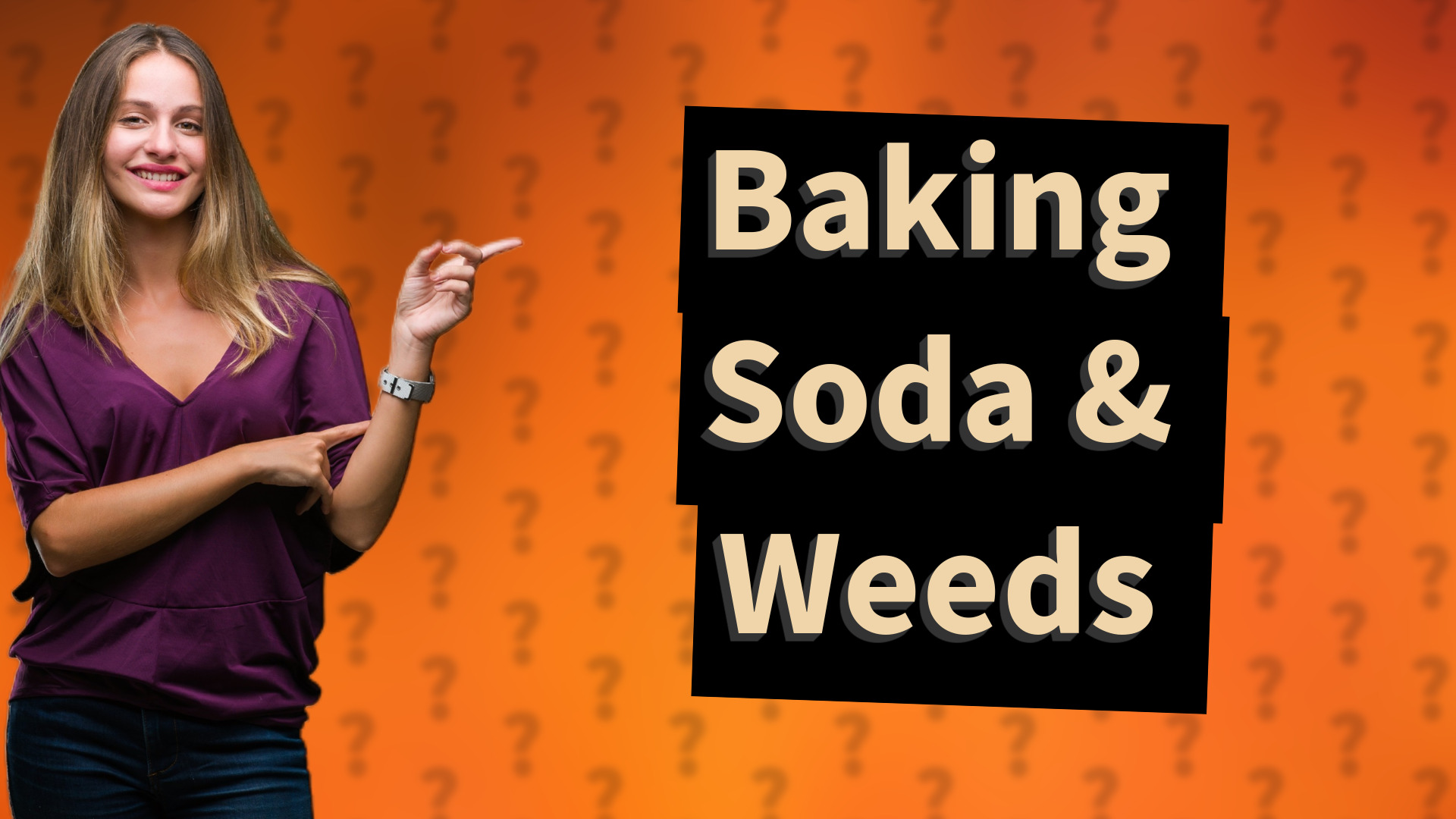 Baking Soda & Weeds