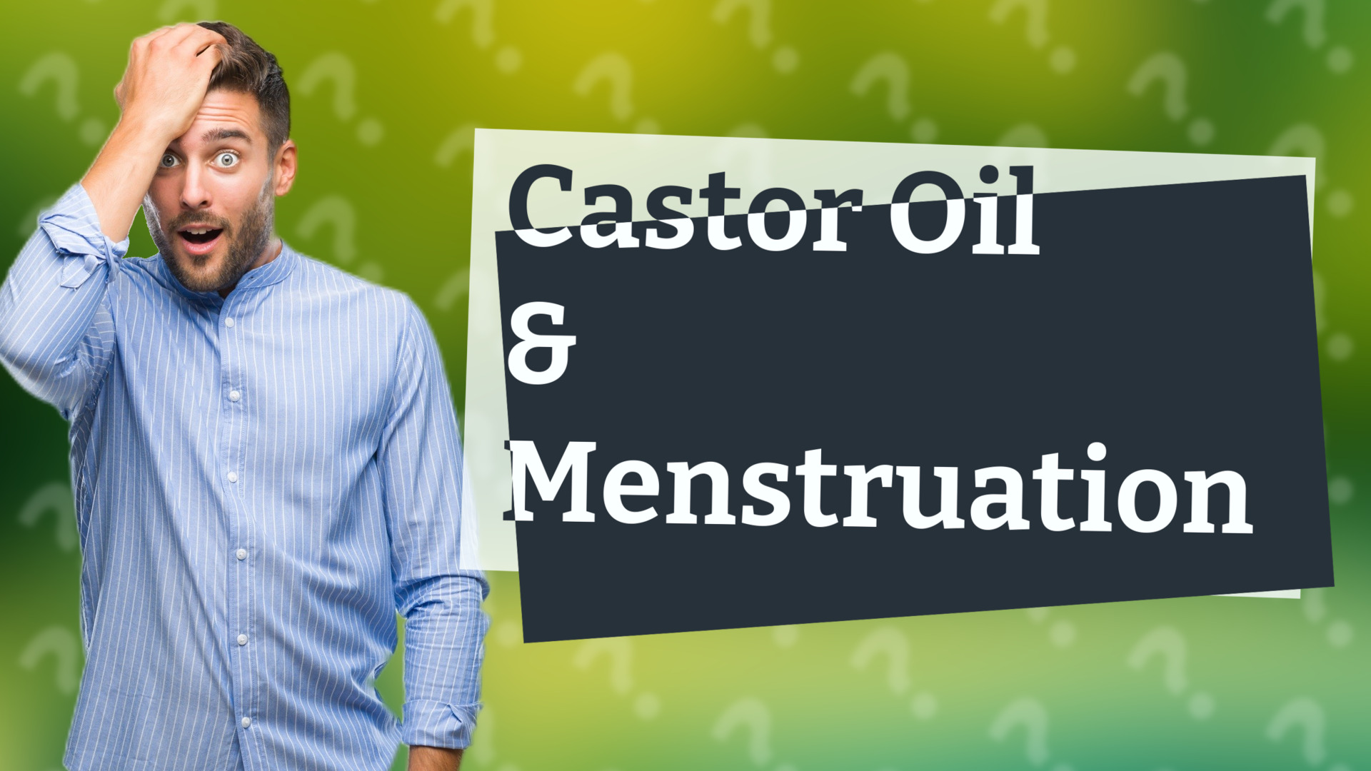 Castor Oil & Menstruation