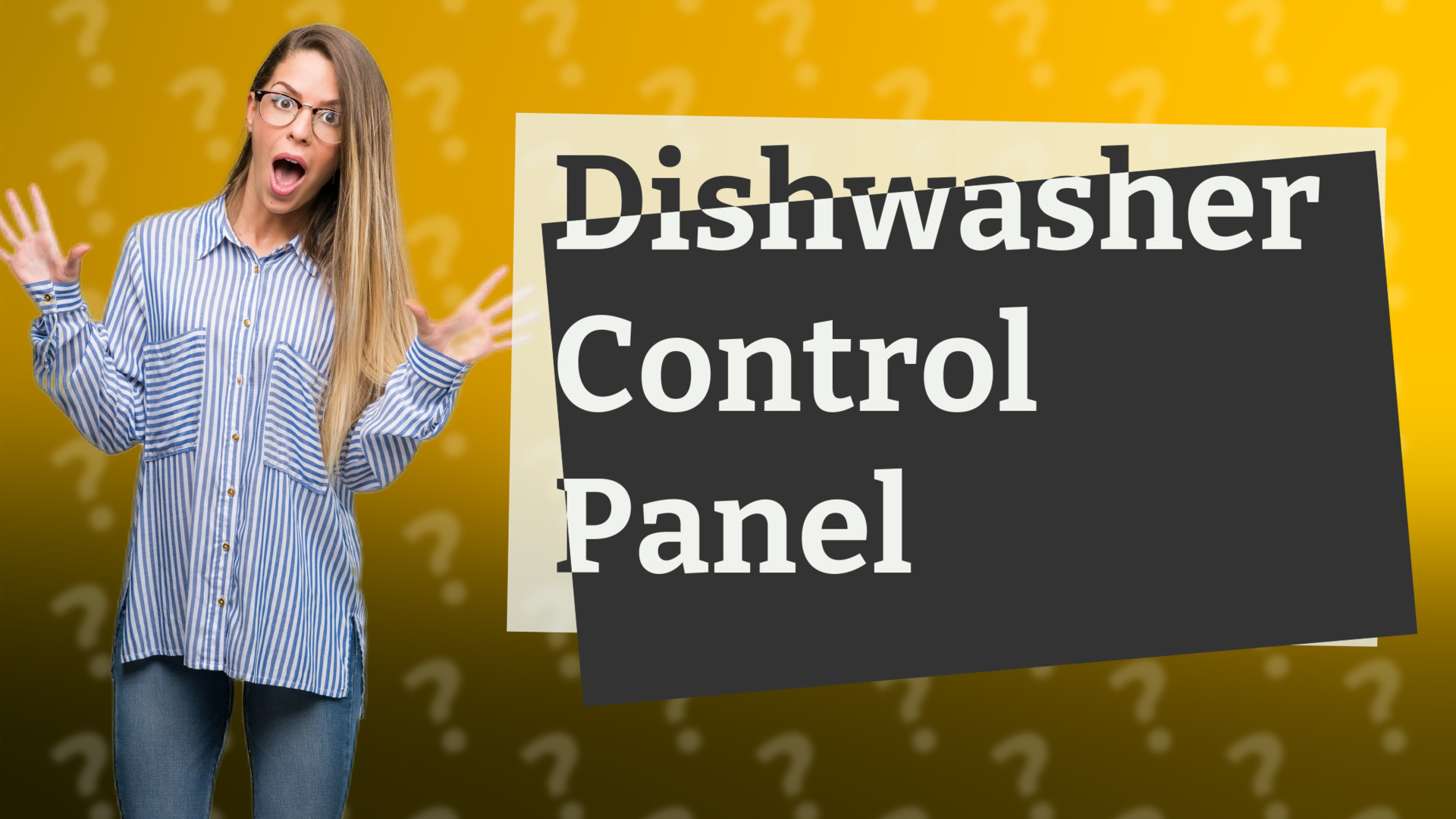 Dishwasher Control Panel