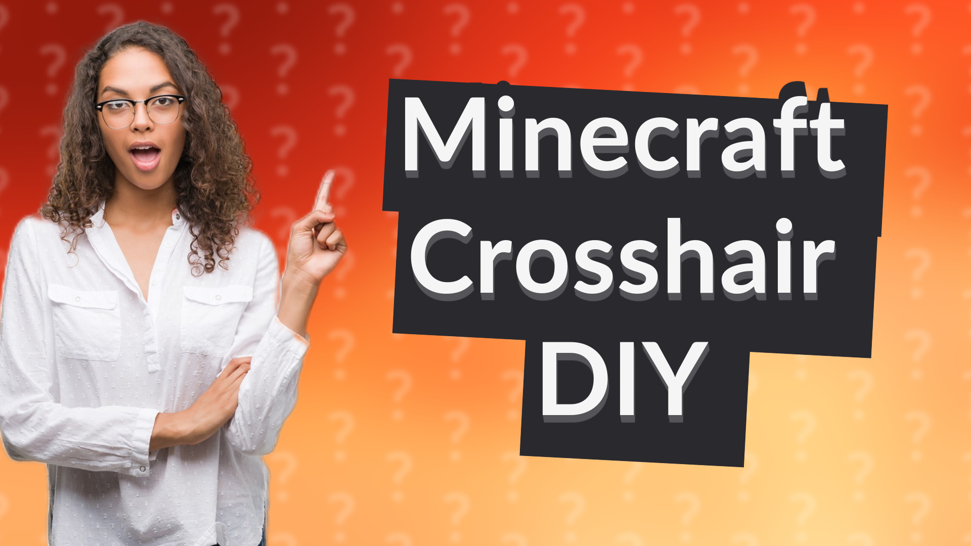 Minecraft Crosshair DIY