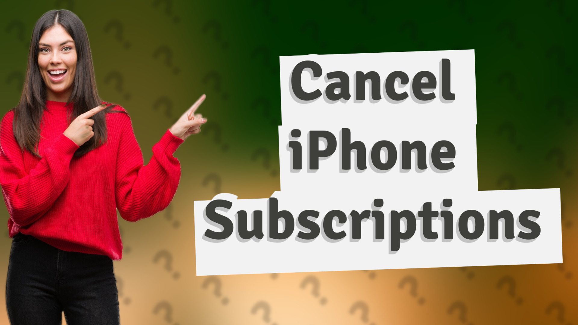 Cancel iPhone Subscriptions