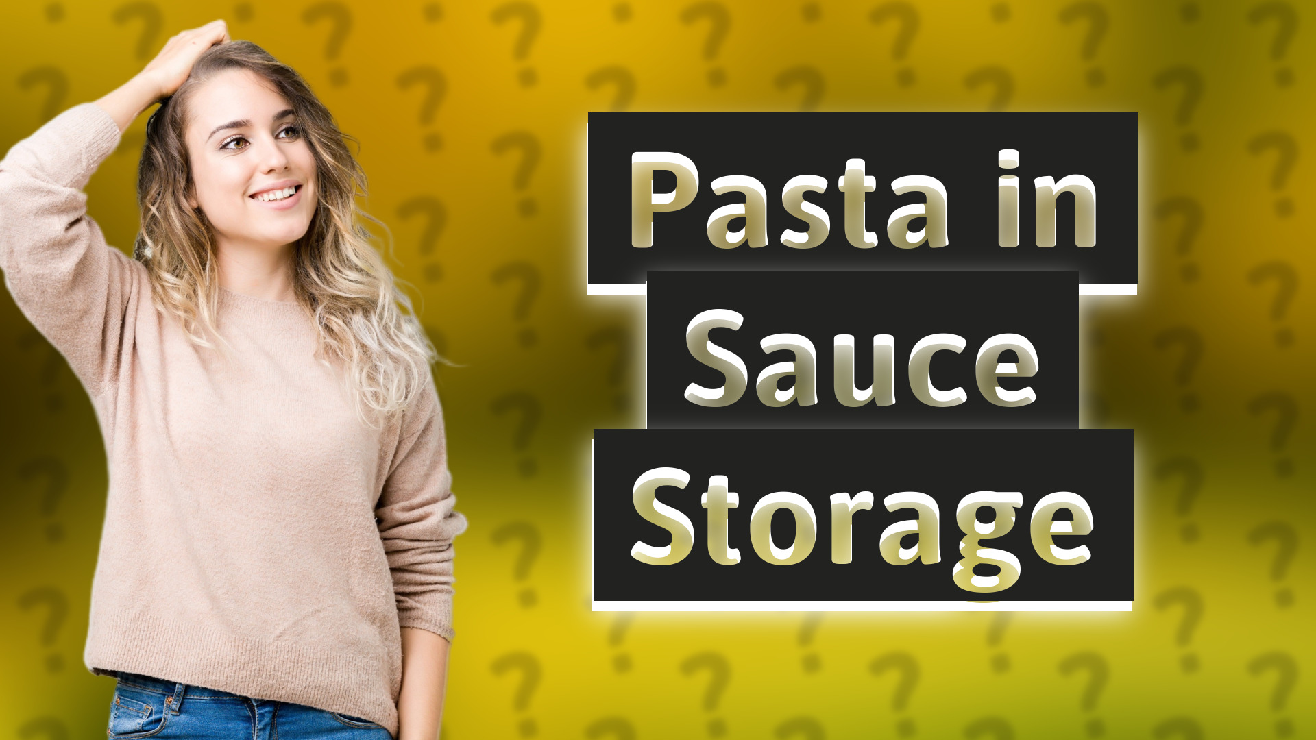 Pasta in Sauce Storage
