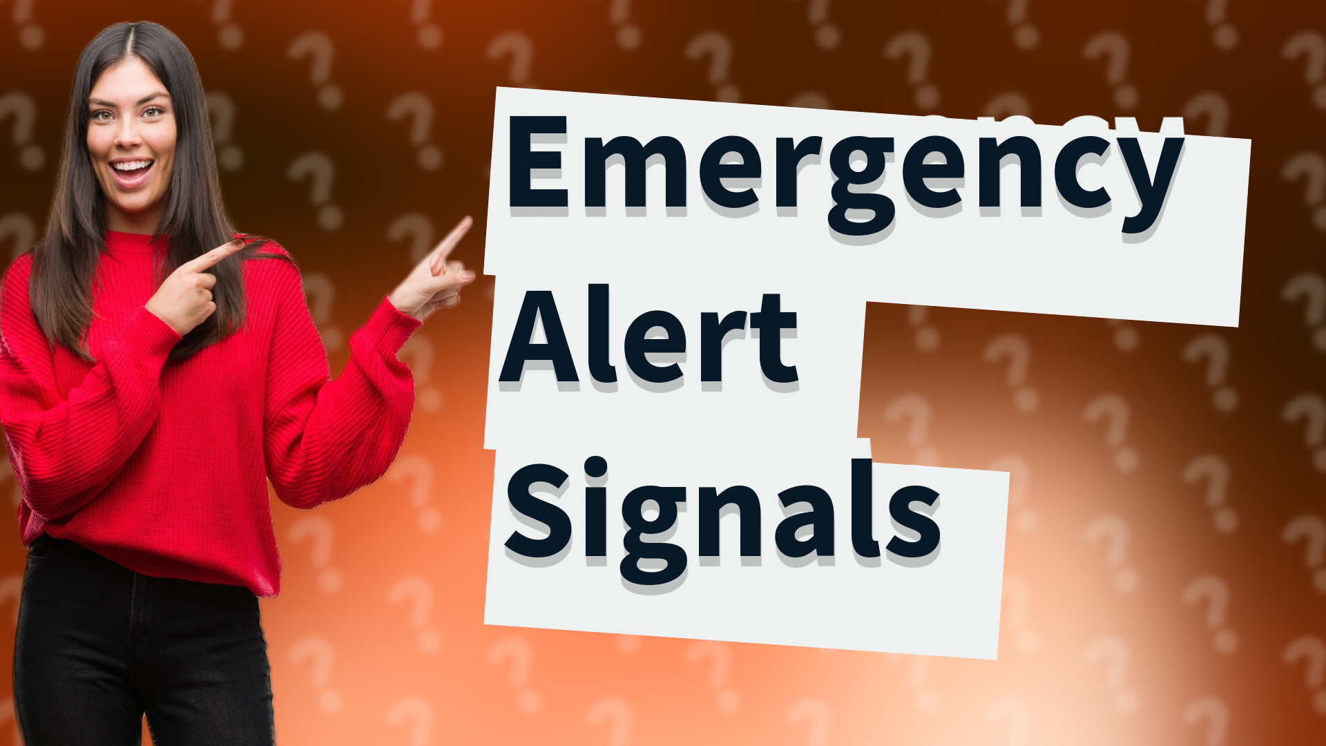 Emergency Alert Signals