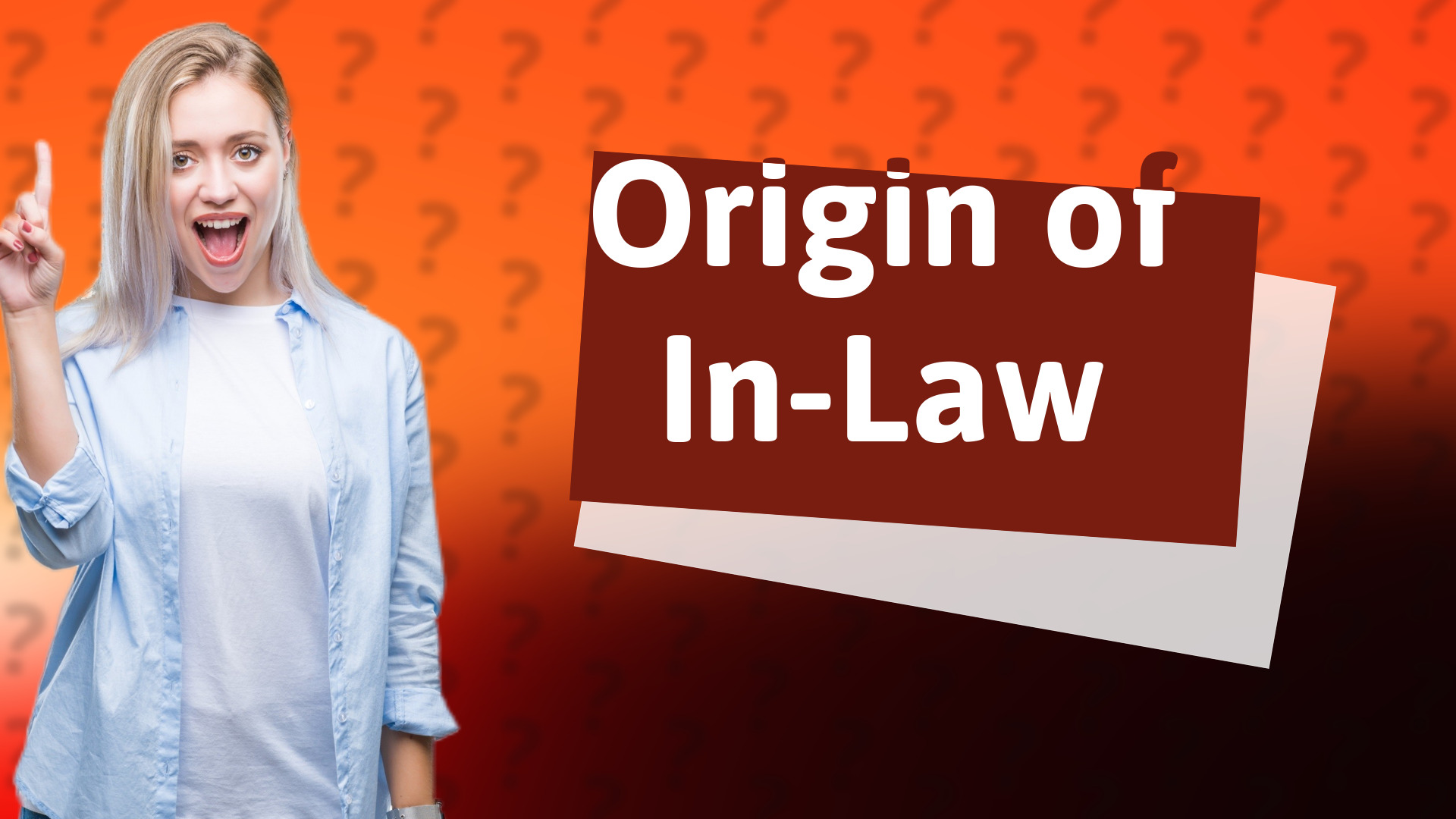 Origin of In-Law