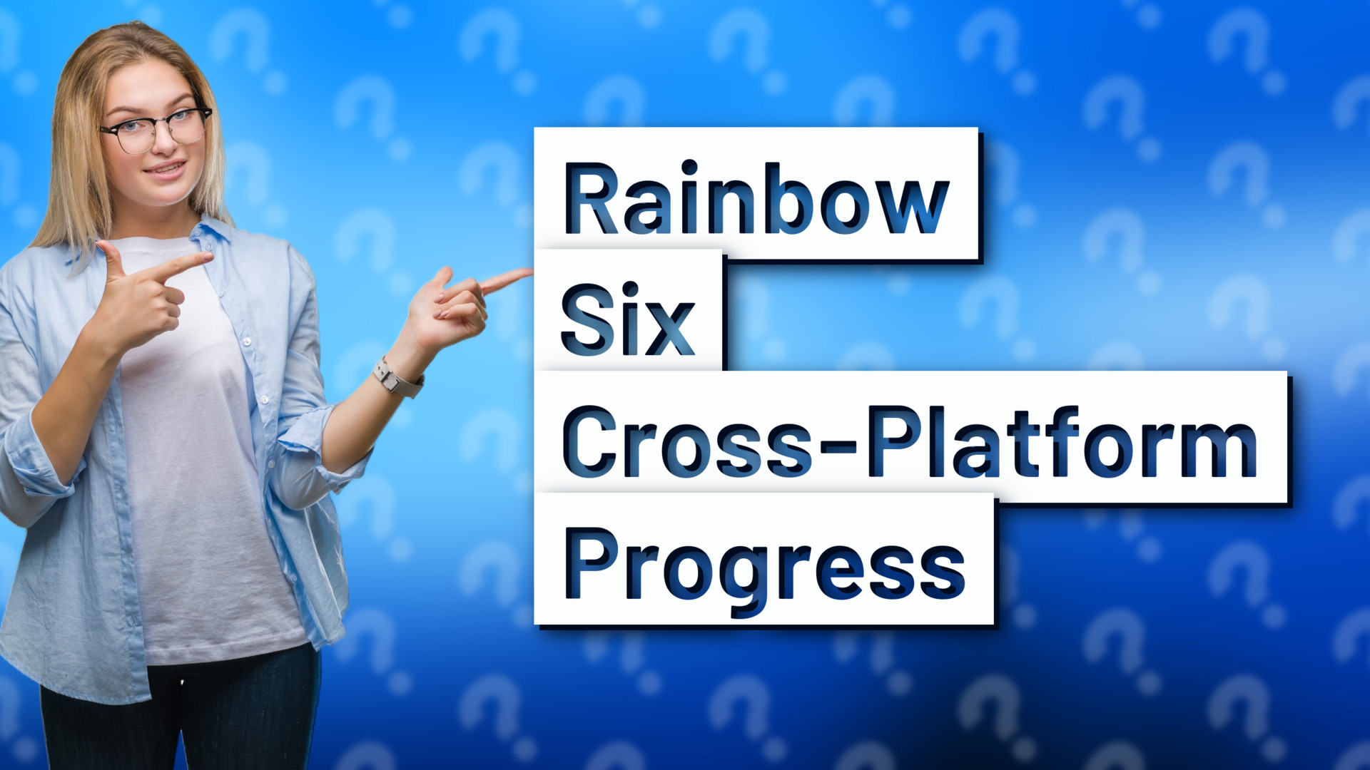 Rainbow Six Cross-Platform Progress