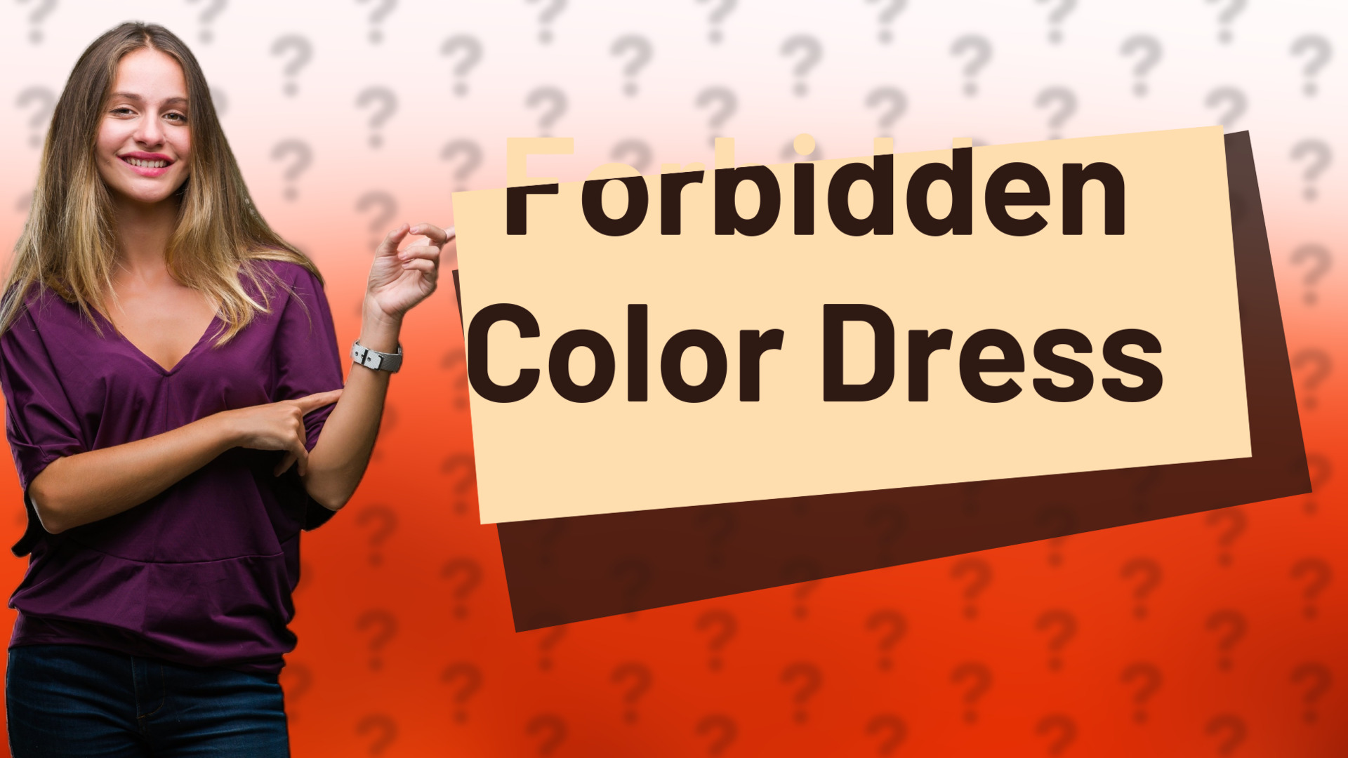 Forbidden Color Dress