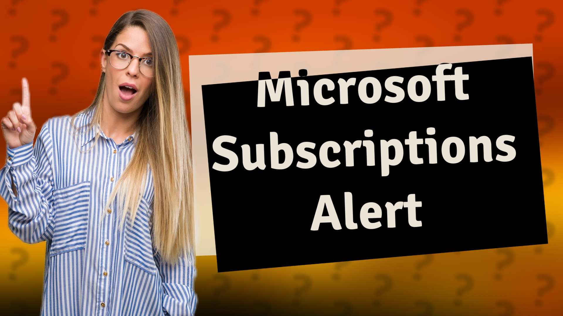 Microsoft Subscriptions Alert
