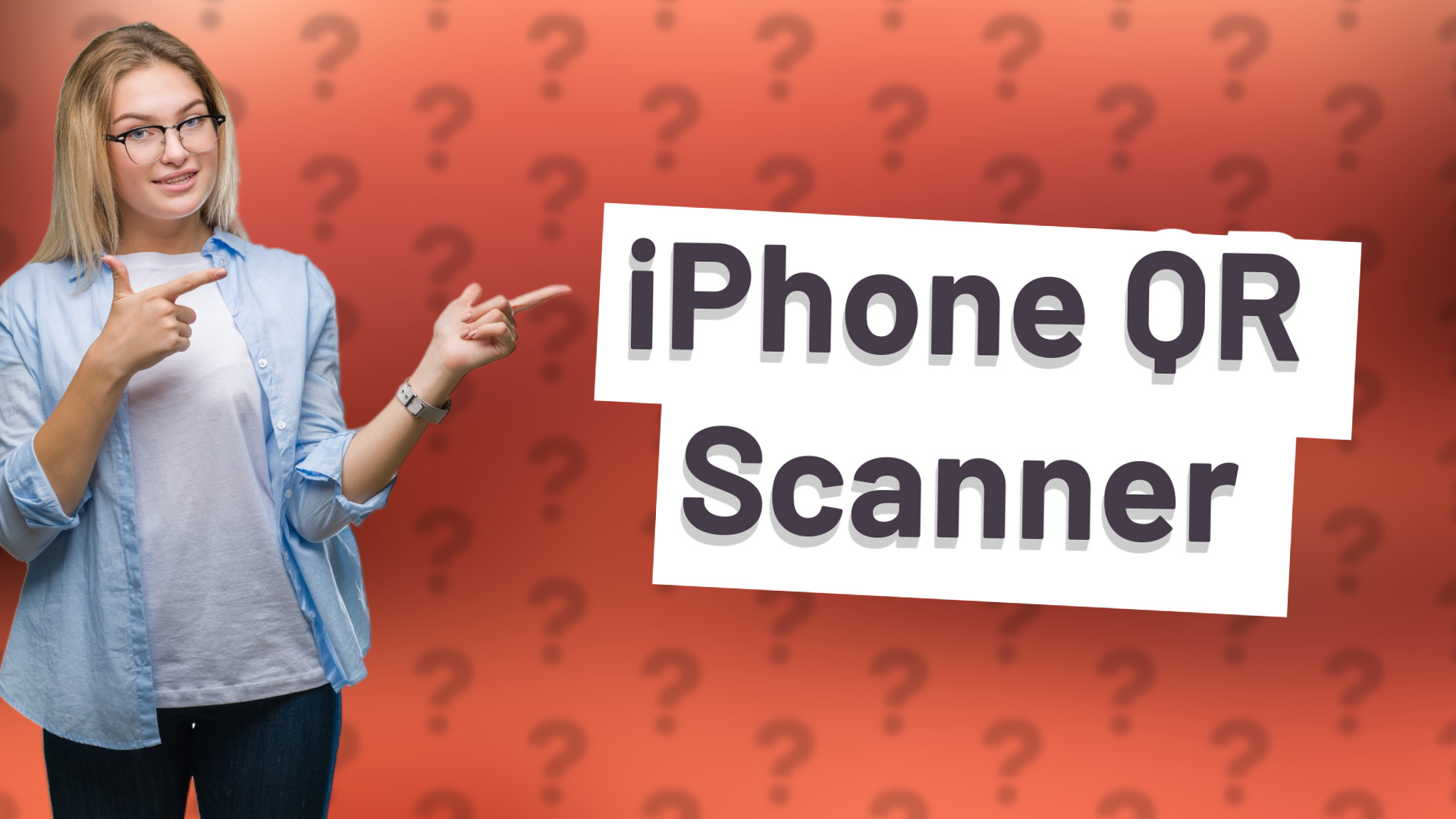 iPhone QR Scanner