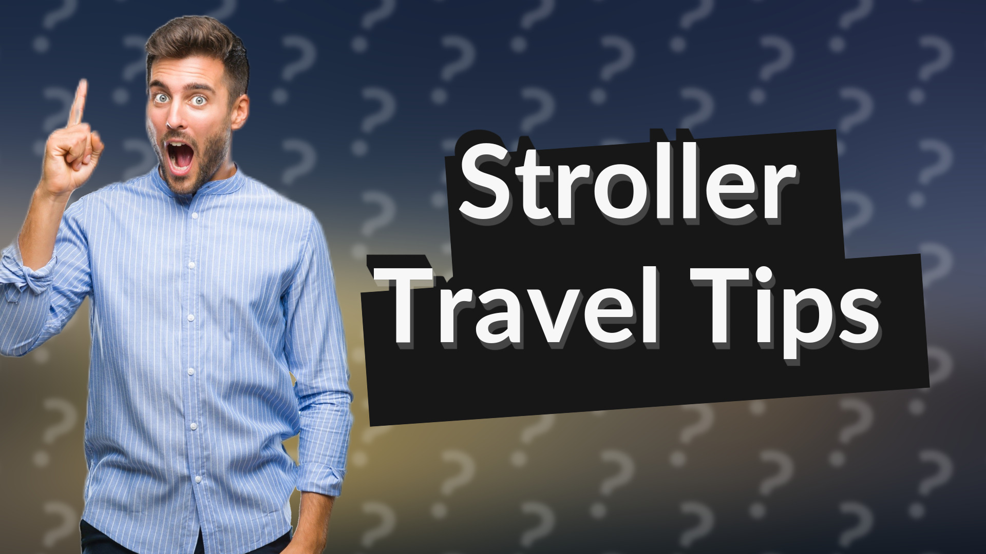 Stroller Travel Tips