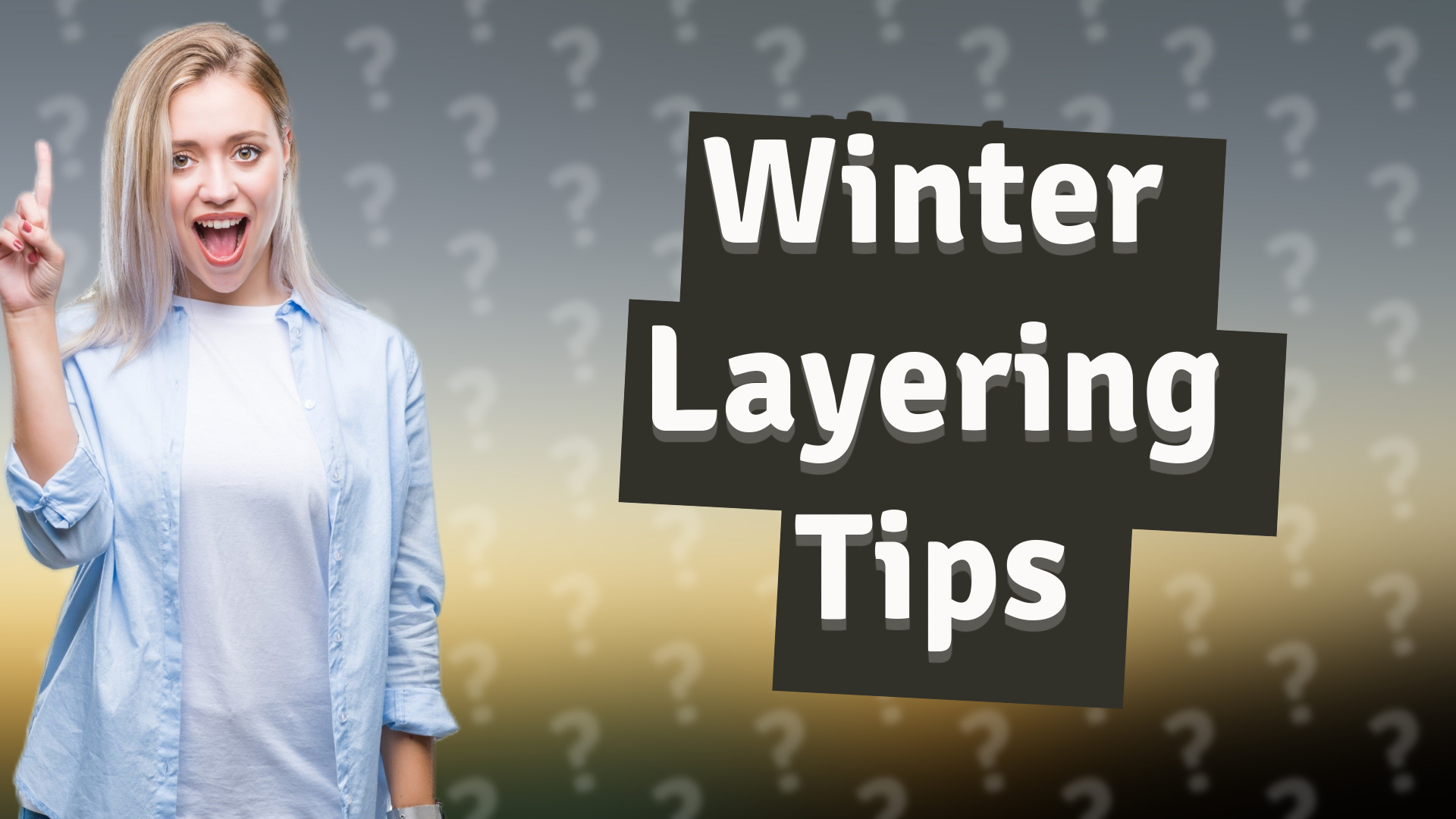 Winter Layering Tips