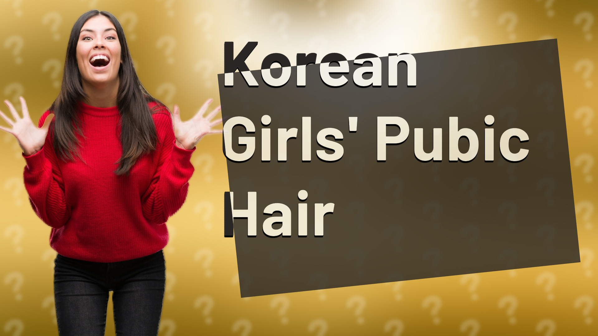 Korean Girls' Pubic Hair