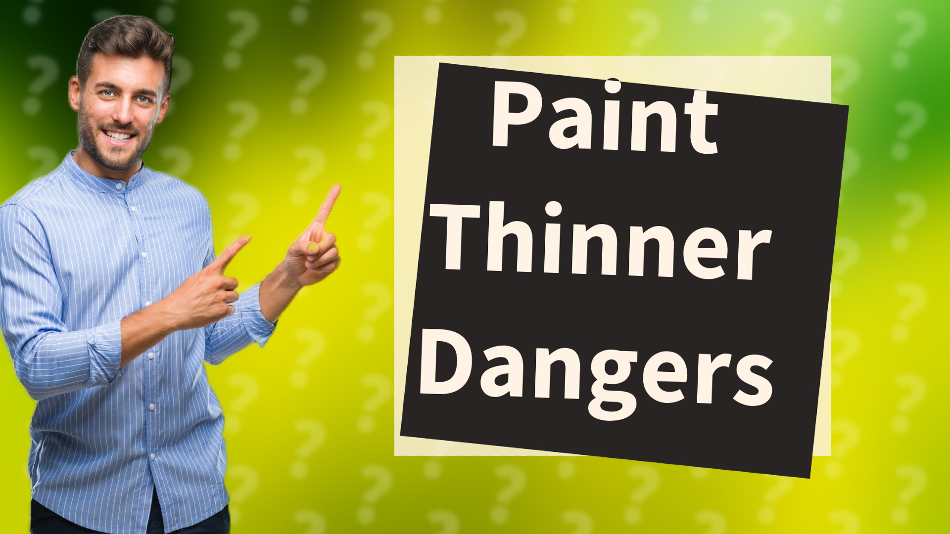 Paint Thinner Dangers